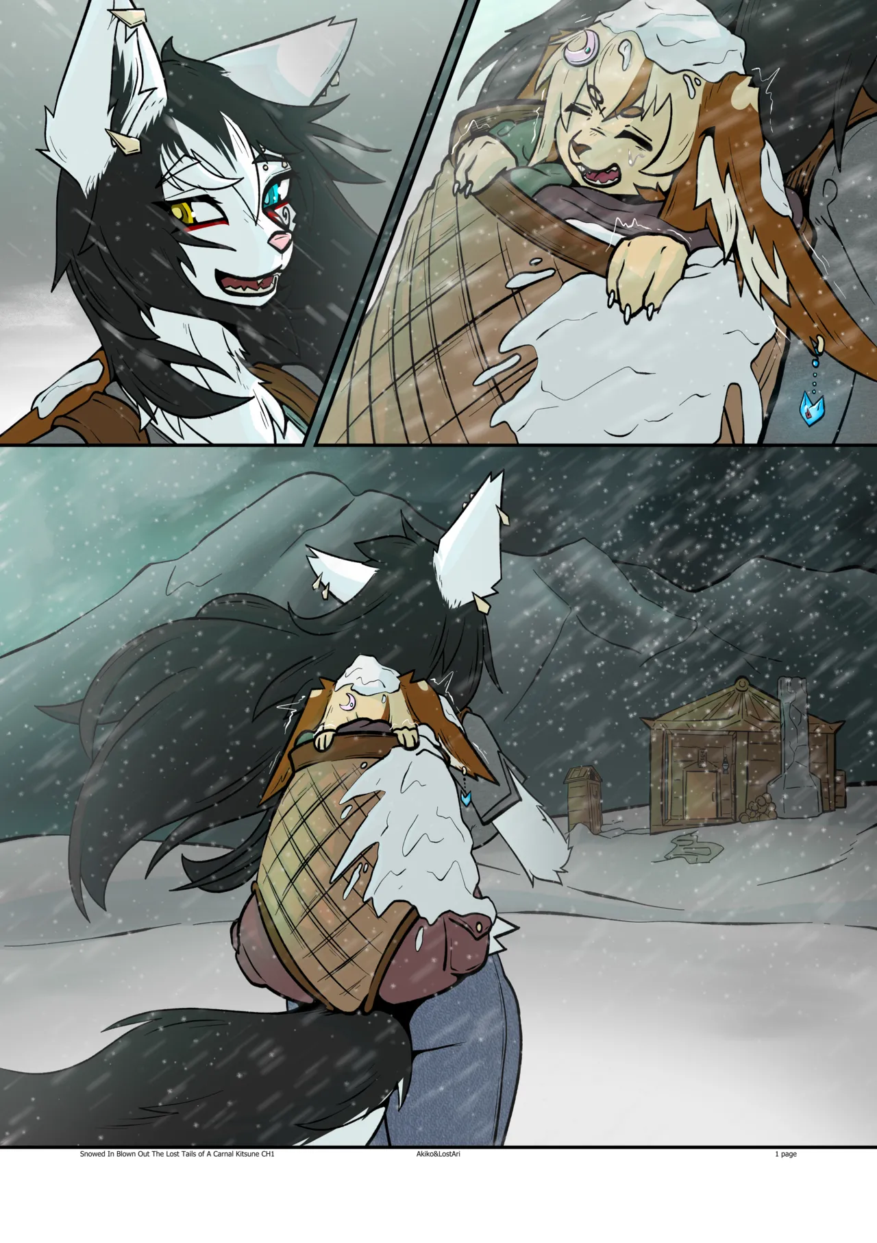 Lost Tails of A Carnal Kitsune: Snowed in Blown Out page 12 full