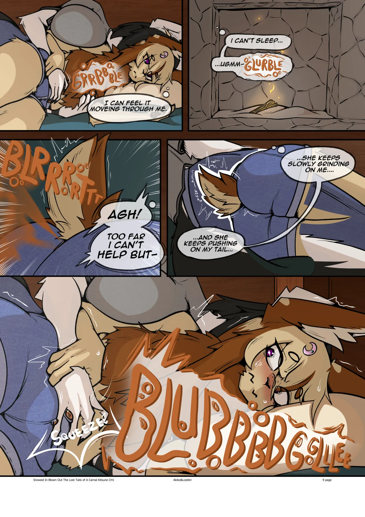 Lost Tails of A Carnal Kitsune: Snowed in Blown Out page 9 full