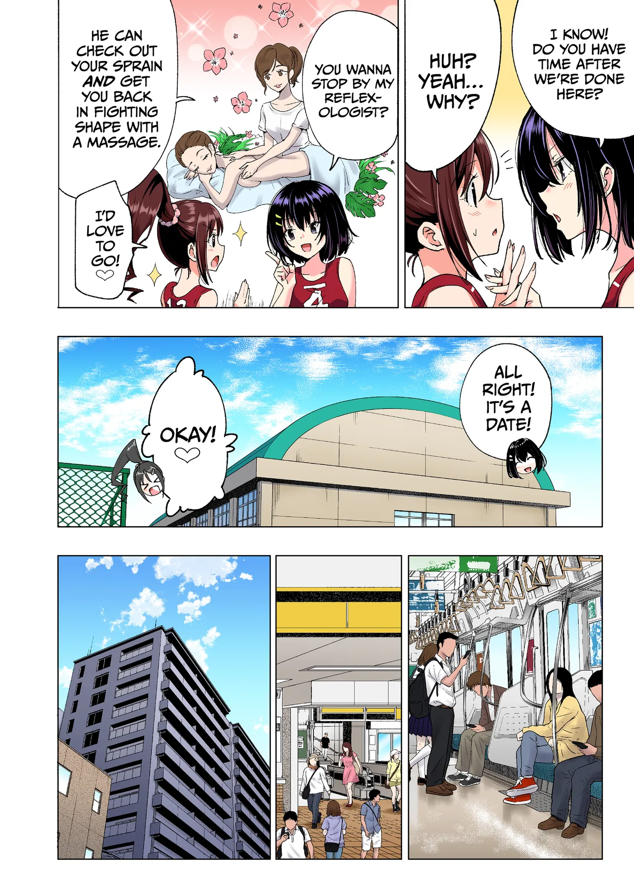 This Volleyball Girl got Spiked with a Sensual Massage - Full Color Compilation page 11 full