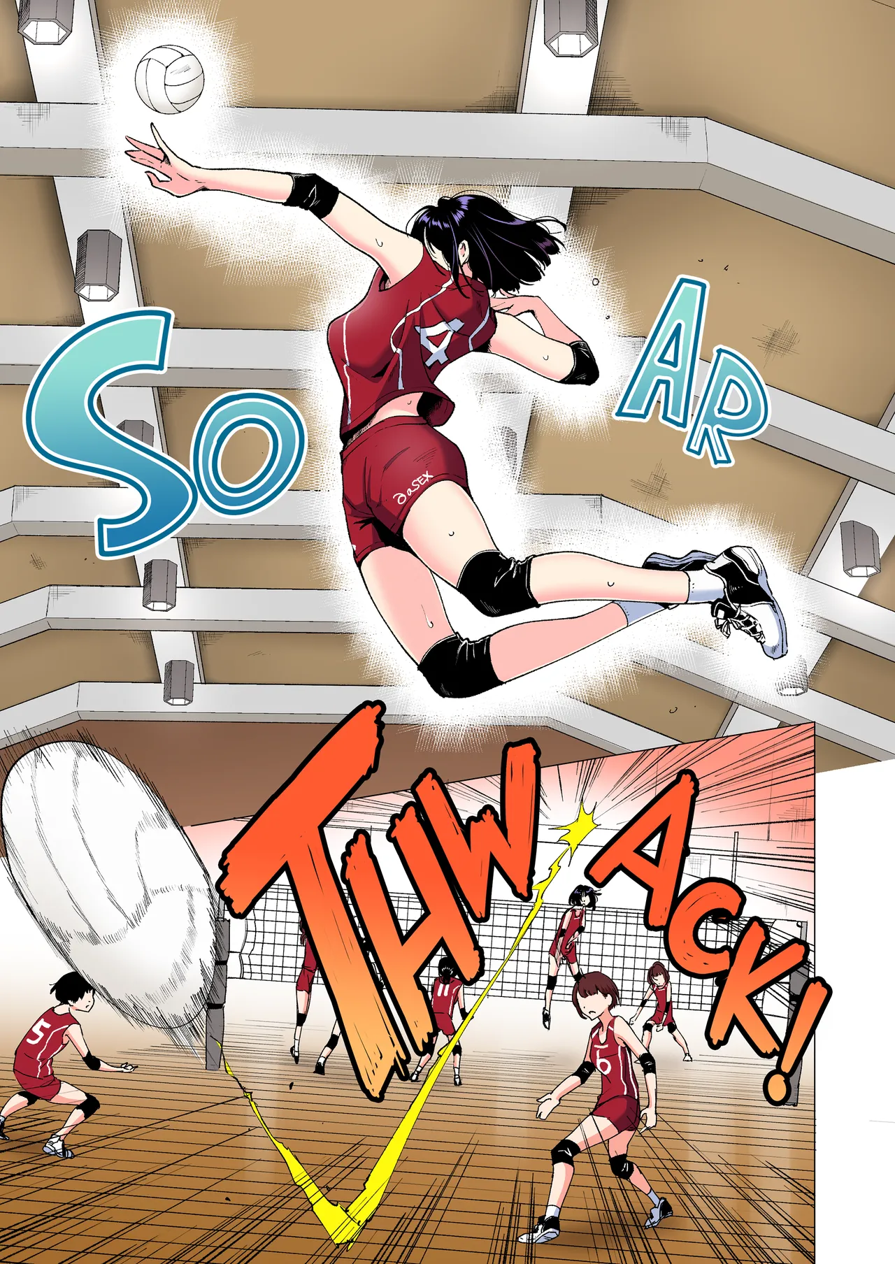 This Volleyball Girl got Spiked with a Sensual Massage - Full Color Compilation page 8 full