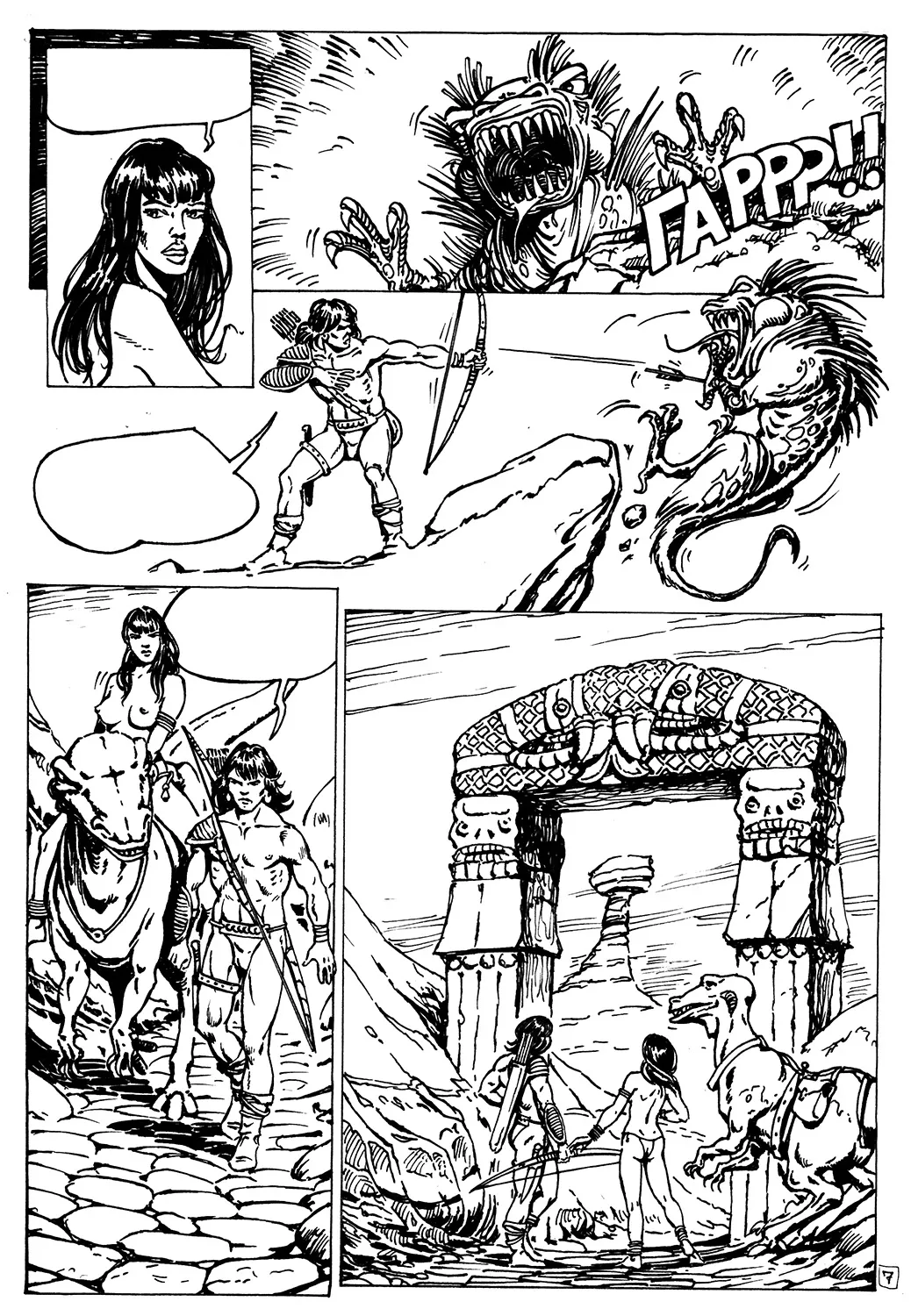 Olekisy Lipatov Old Comic page 7 full