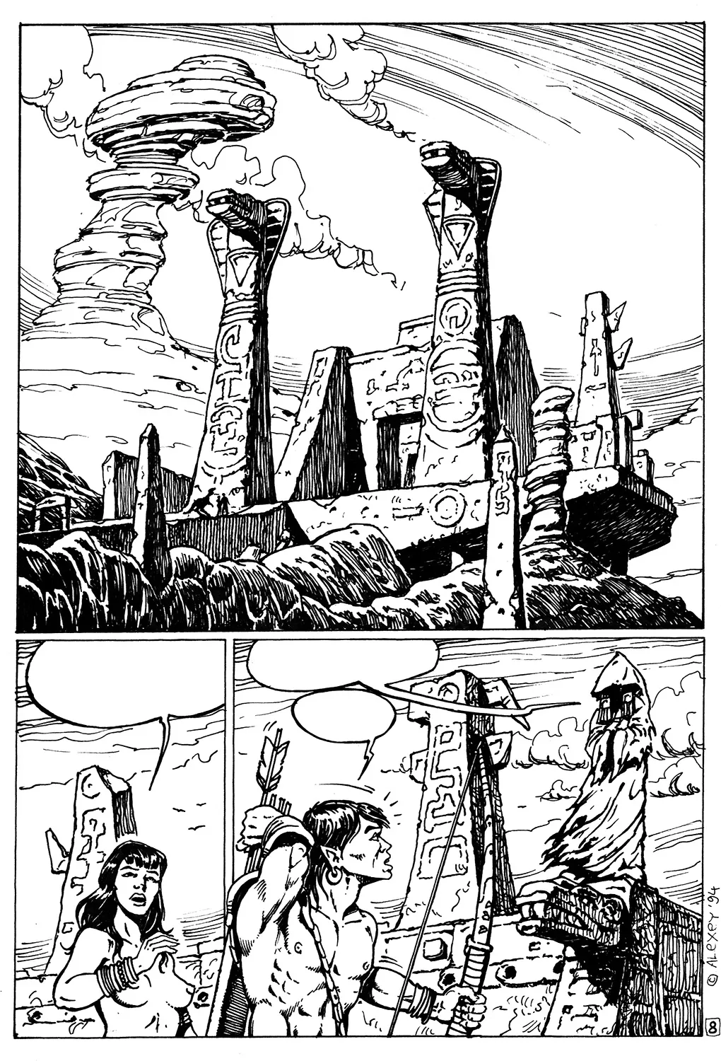Olekisy Lipatov Old Comic page 8 full