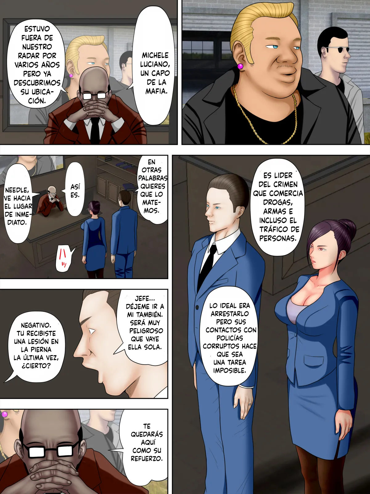 Hitozuma Spy to Mafia no Musuko 1 ~Kuro Gal Keisatsukan Hen~ page 8 full