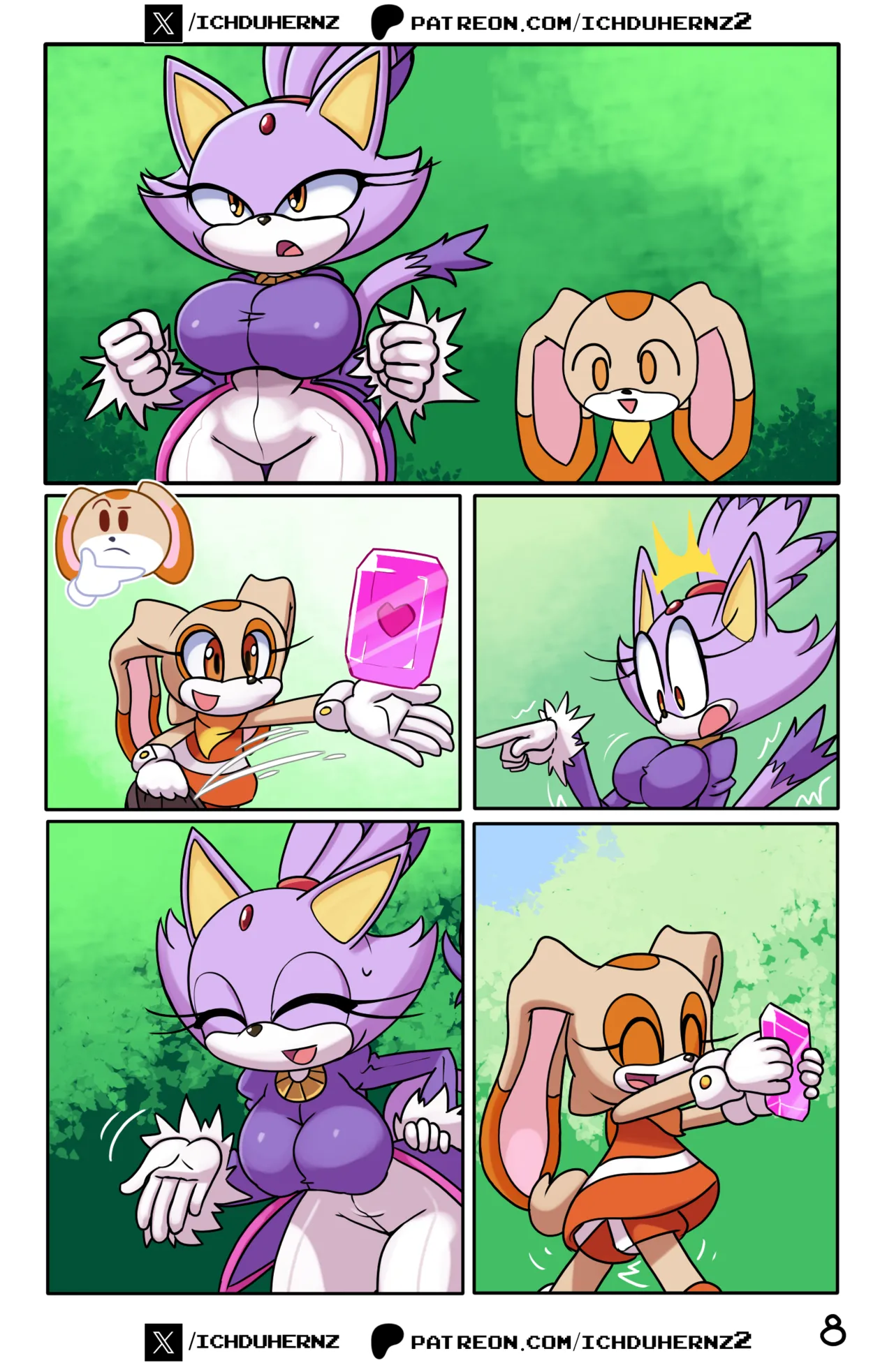 Tails Rush´d: Blazy Mix Act 1 and 2 page 11 full