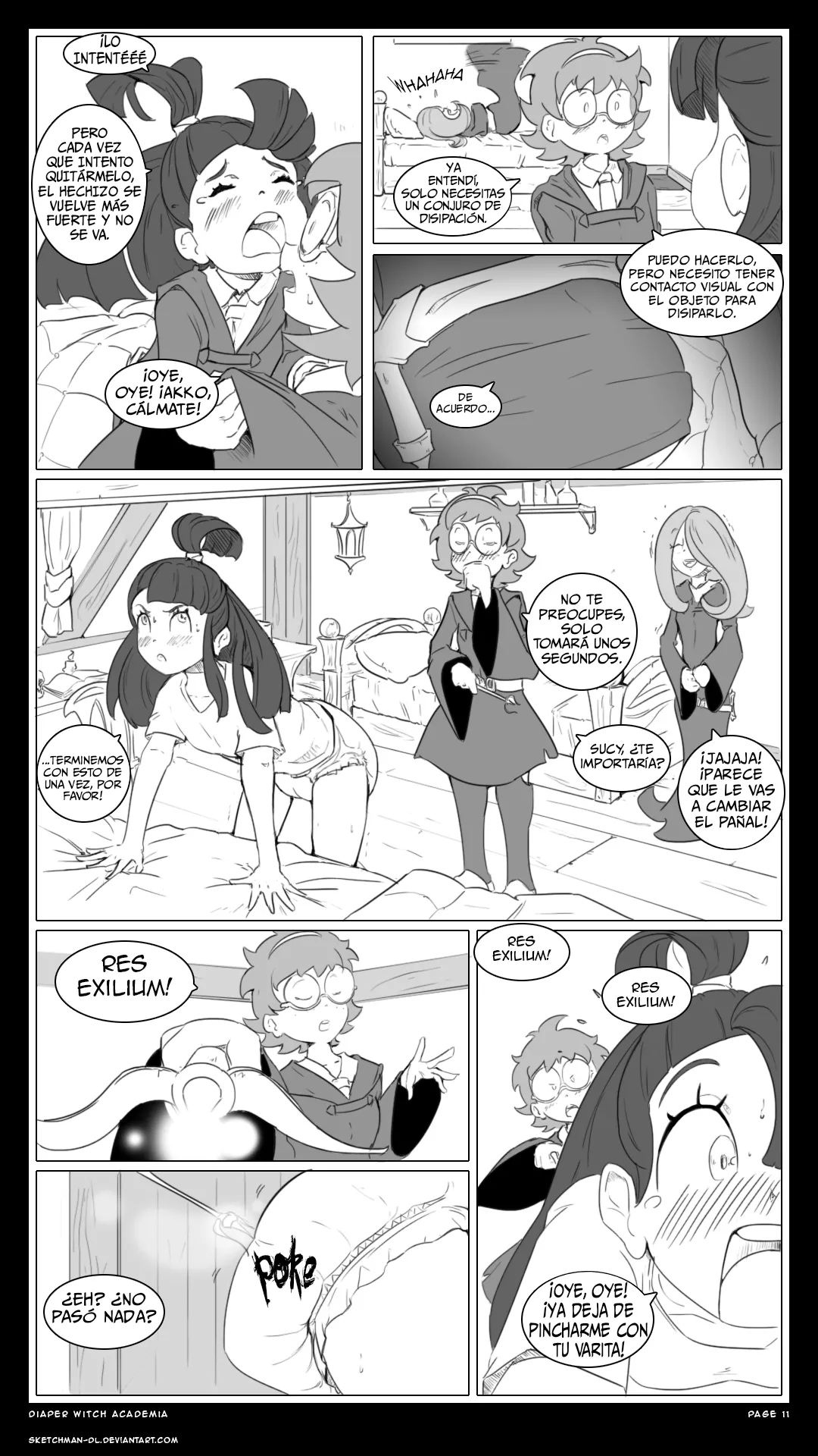 Artista - SketchMan-DL / Academia para brujas en pañales page 11 full