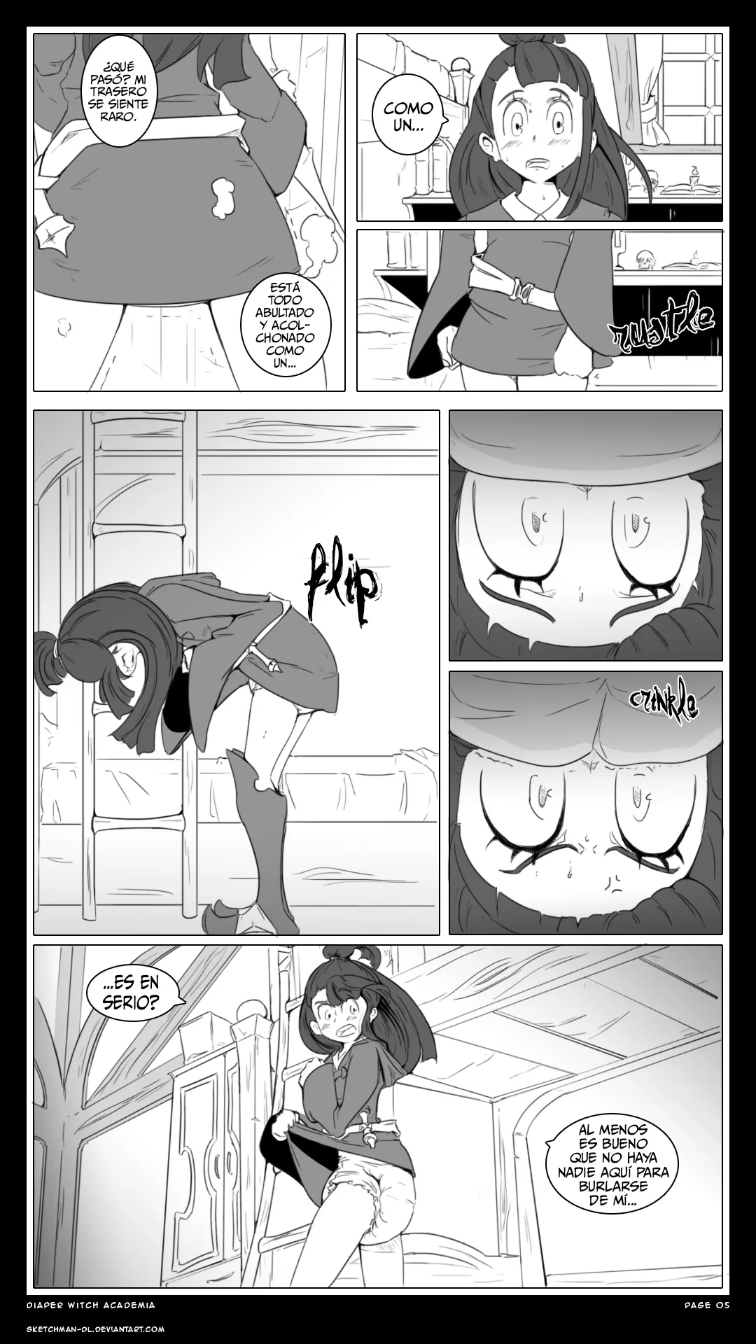Artista - SketchMan-DL / Academia para brujas en pañales page 5 full