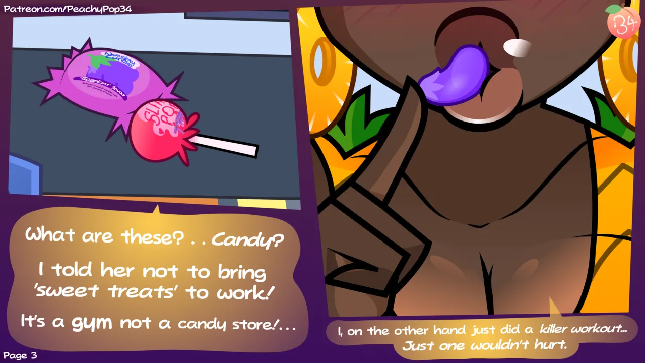 Pymapple X Cinnabun Closet Climax Comic & Video page 4 full