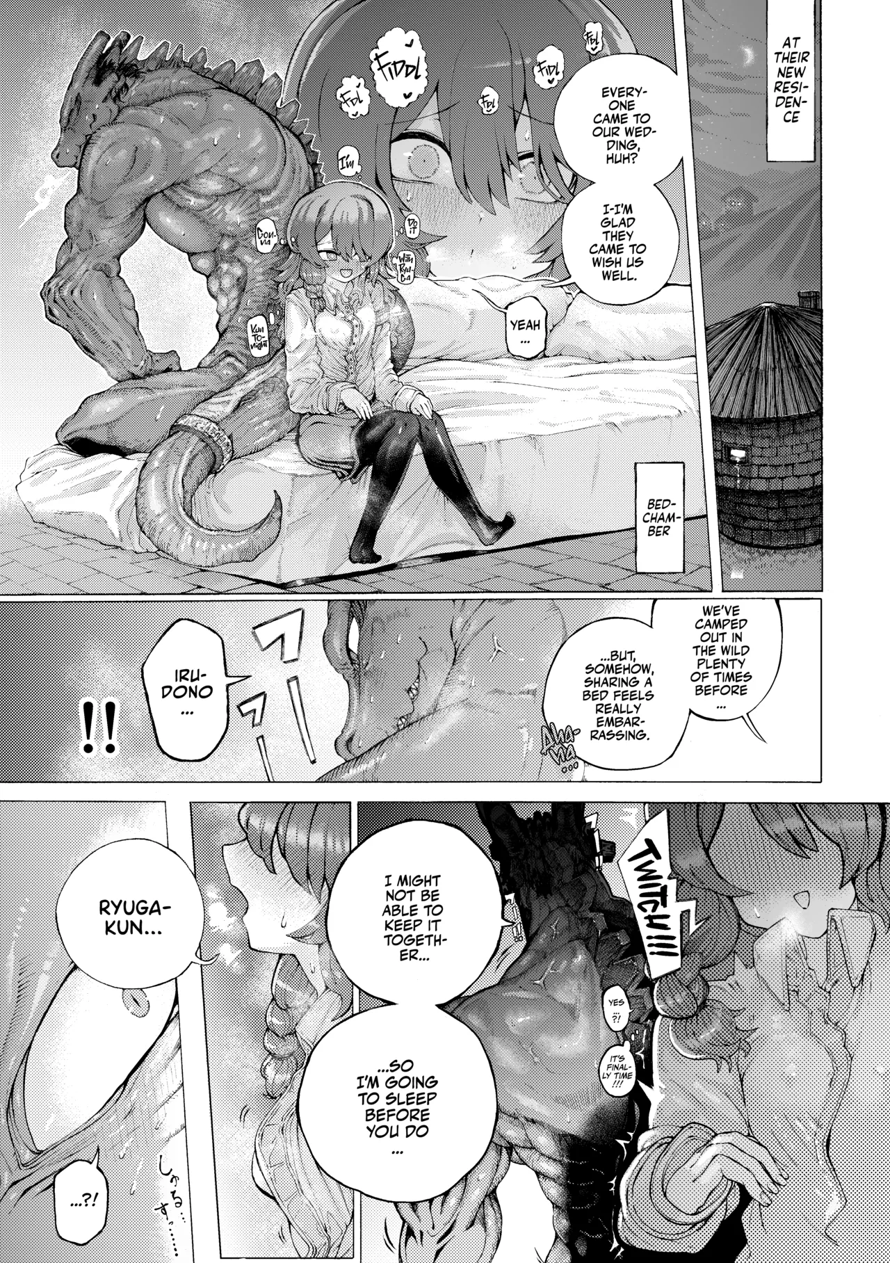 Party Member no Ryuujinzoku kara Haramase Kyuukon Sareta kedo Manzara demo Nai | The Party's Dragon Courted Me for The Sake of Marriage and Baby Making page 11 full