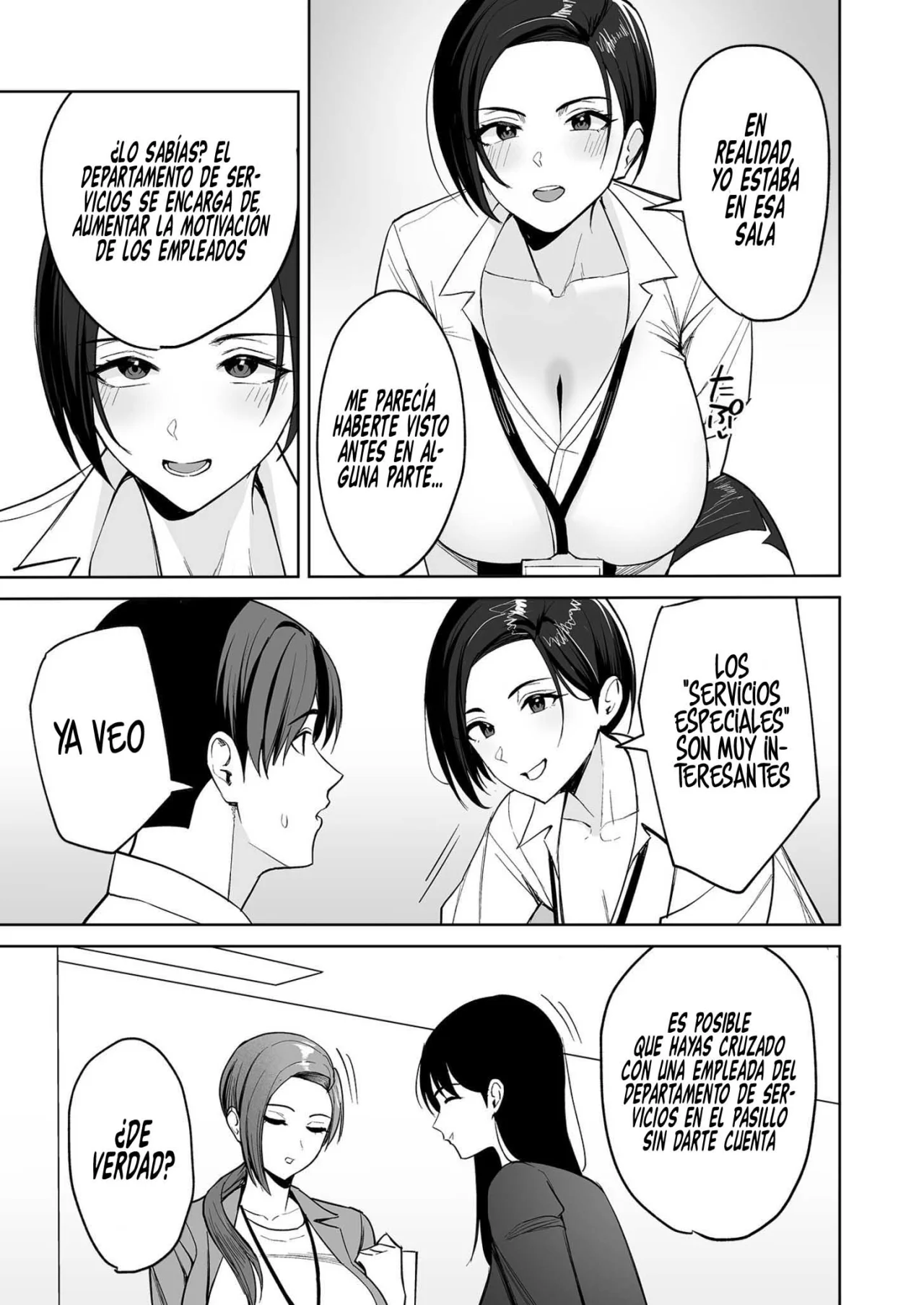 Gohoubi wa Karada de. ~Ero-sugi Fukuri Kousei wa Seishori-ka no Oshigoto~ ｜Recompensa Sexual por Esforzarse ~Servicios Especiales del Departamento de Asuntos Sexuales, Exclusivo para Miembros de la Empresa"~ page 11 full