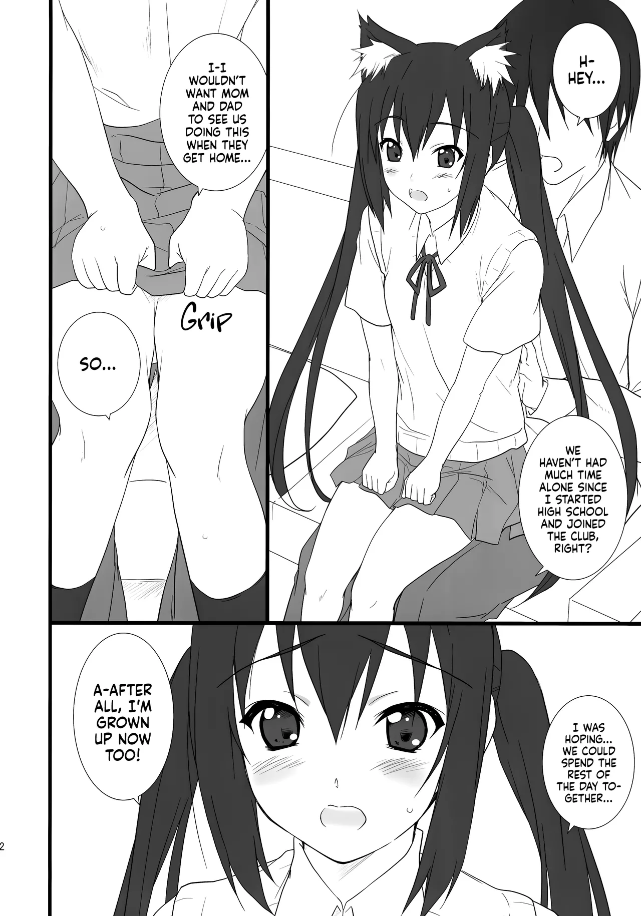 Neko Biyori -Nakano Azusa- ー Catty With a Chance of Love -Nakano Azusa- page 11 full