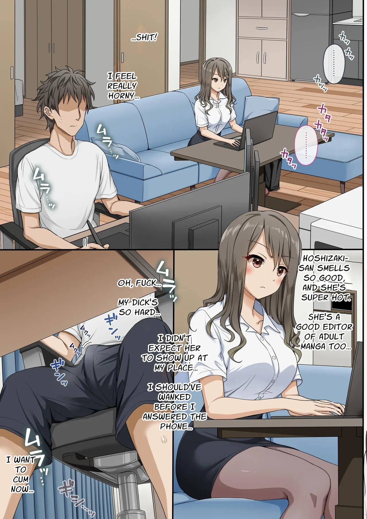 Sawayaki Bijin no Eromanga Henshuu-san ni Nukimakutte Morai nagara Genkou Ganbaru Hanashi | Meet The Draft Deadline While Your Beautiful Busybody Erotic Manga Editor Lends A "Helping Hand" page 6 full