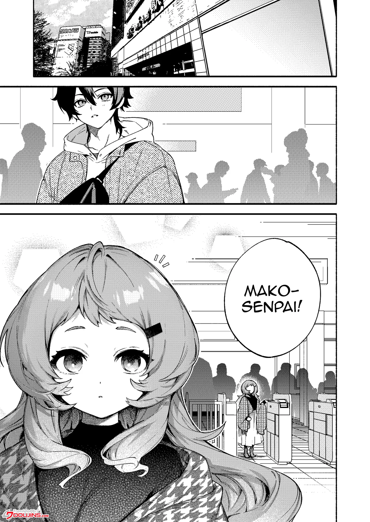 Mako-senpai ni Taberareru. ~Chiisakute Dekkai Ama Sado Senpai ni Otosareru~ | Eaten By Mako-senpai ~Falling To A Tiny But Huge Sadist Senpai~ page 3 full