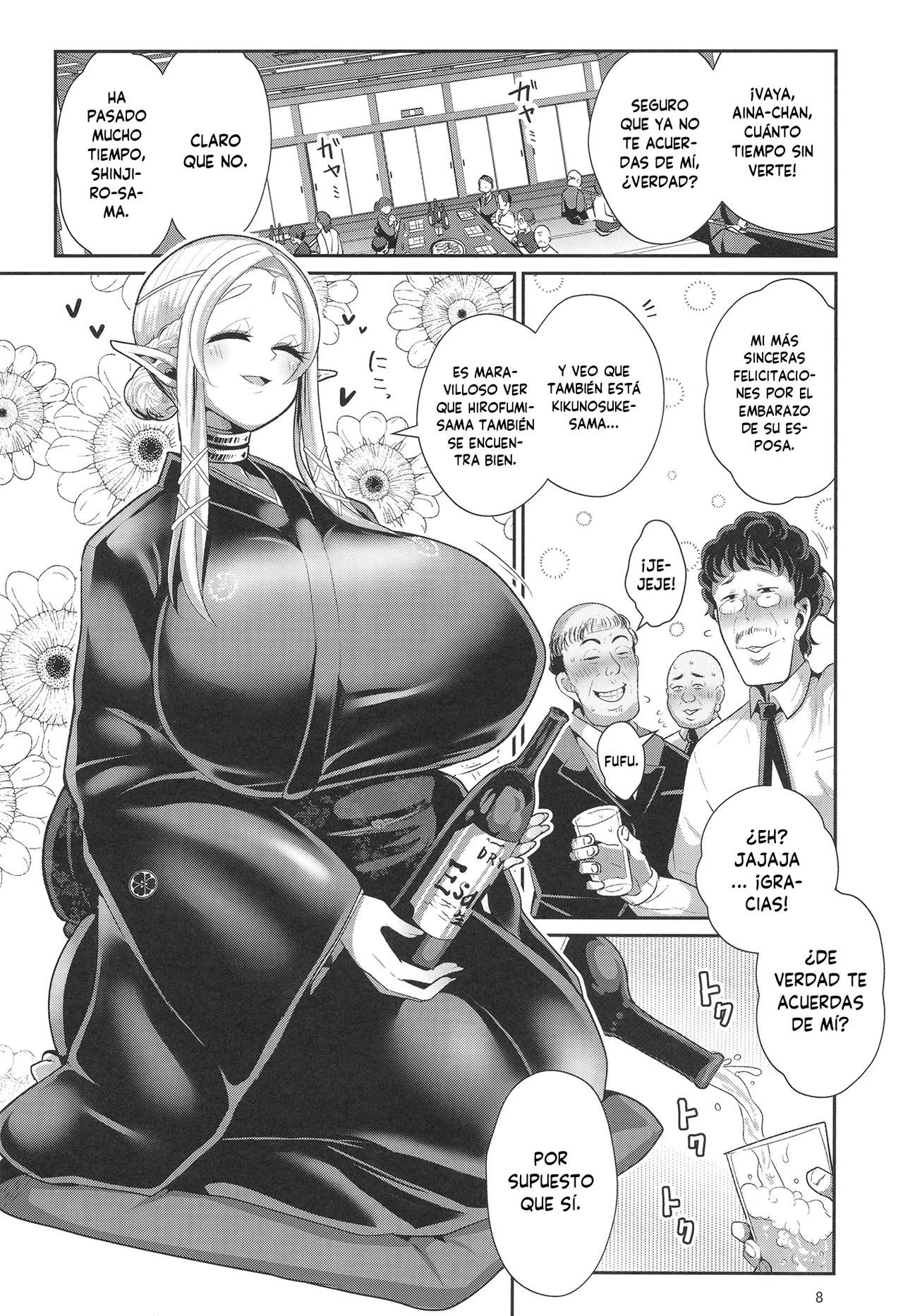 H Seidorei Elf no Souzoku Mondai ni Tsuite 2 ~ Sougi-hen page 9 full