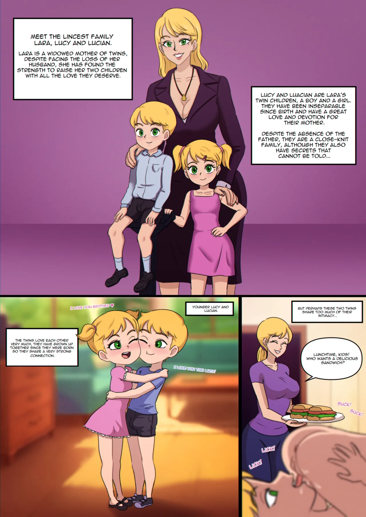 Family Secrets page 1 full