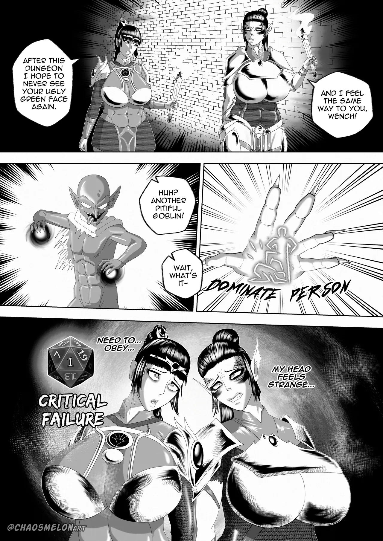 Shadowheart & Lae'zel: Critical Failure page 1 full