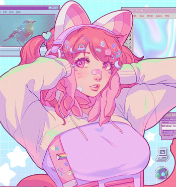 [Skullworms] OC catgirl cover