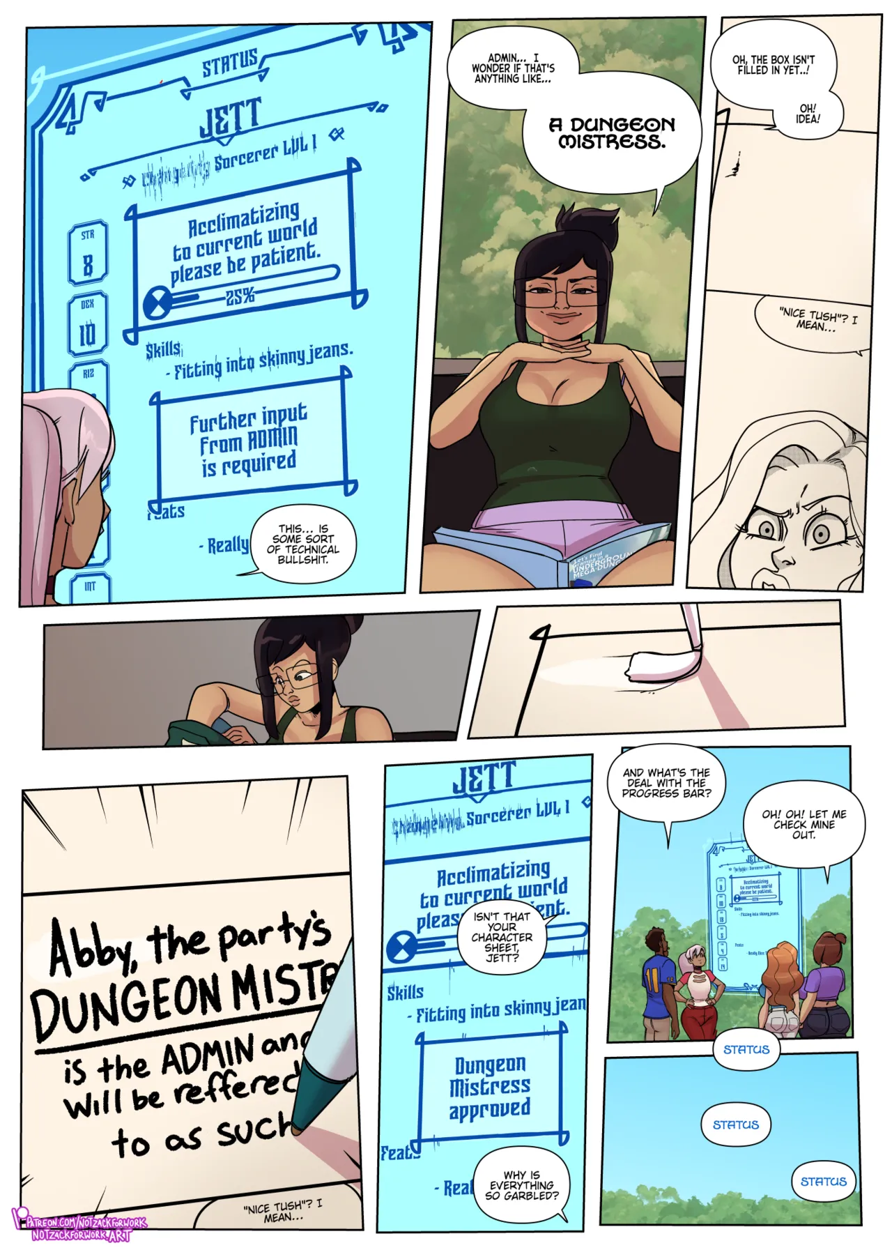 Advanced Selfies & Sorcery page 9 full