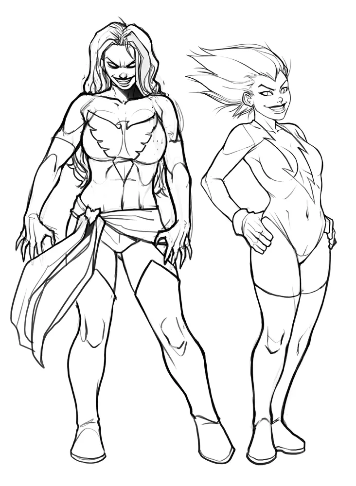 X-Men / Marvel Gals page 3 full