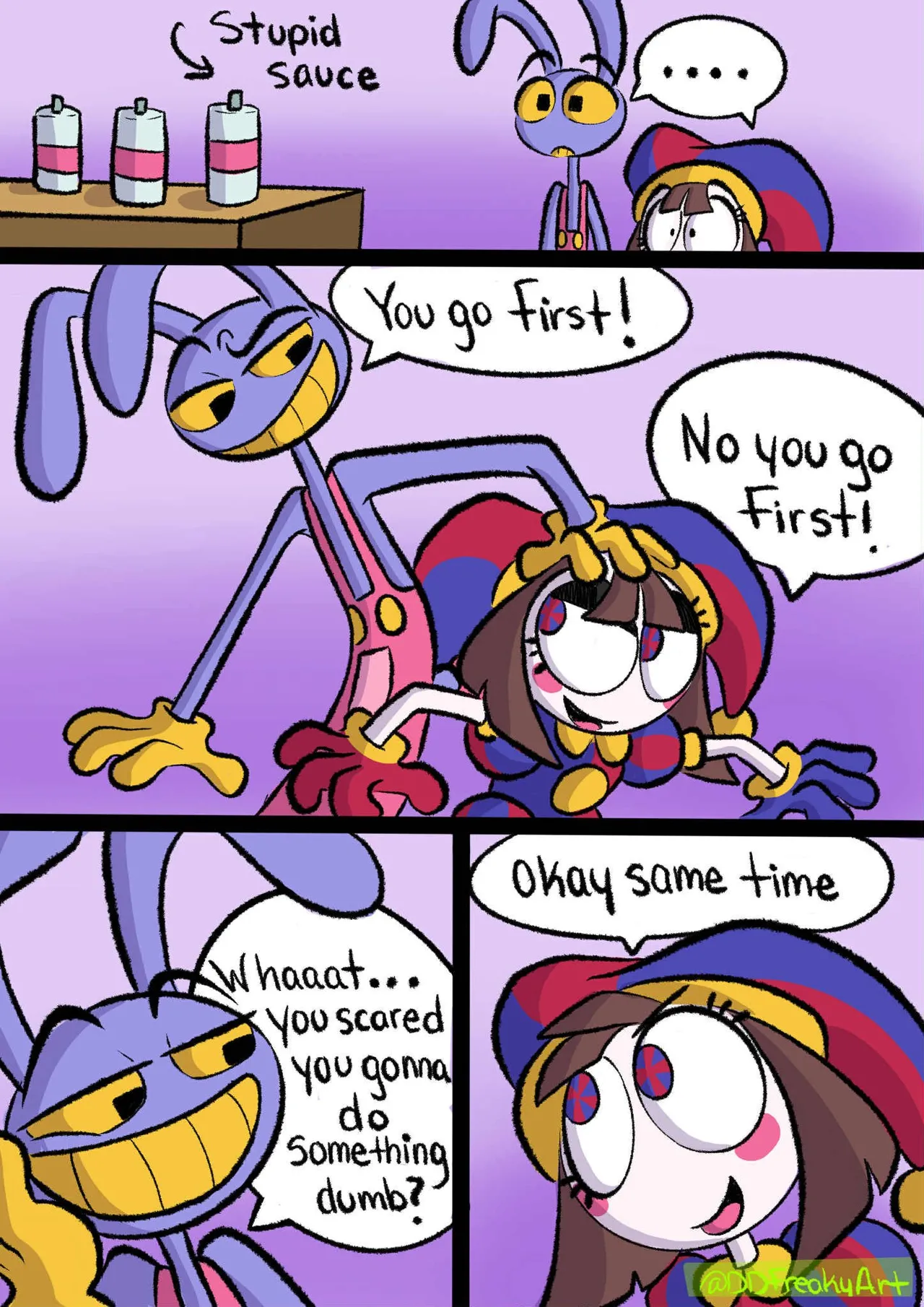 THAT DAMN STUPID SAUCE AMIRIGHT??? 😏 page 1 full