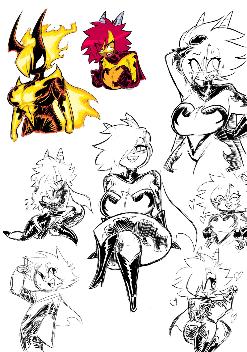 Theguywhodrawsalot characters page 12 full