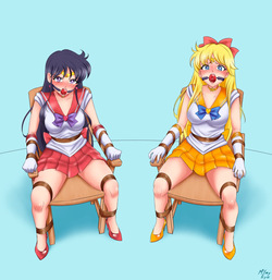 Sailor Venus | Minako Aino X Sailor Mars | Rei Hino
