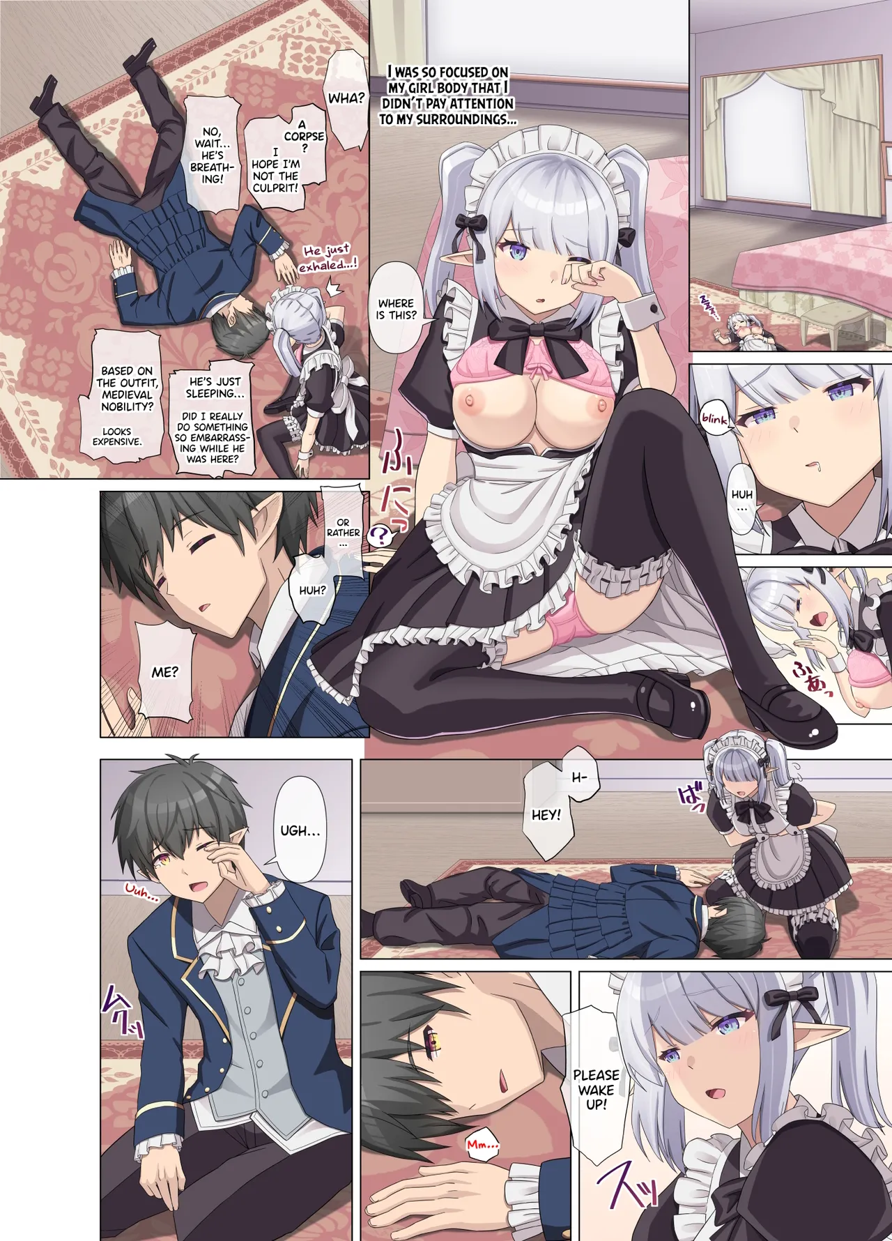 TS Tensei Shitara Akogare no Onnanoko datta "Maid na Boku wa Mechakucha ni Saretai" | When I Reincarnated as the Girl I Liked: "As a Maid, I Want to Be Completely Messed Up" page 8 full
