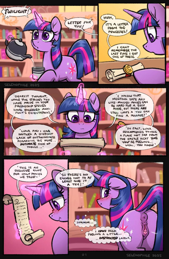 [Selenophile] TwiShine Comic cover