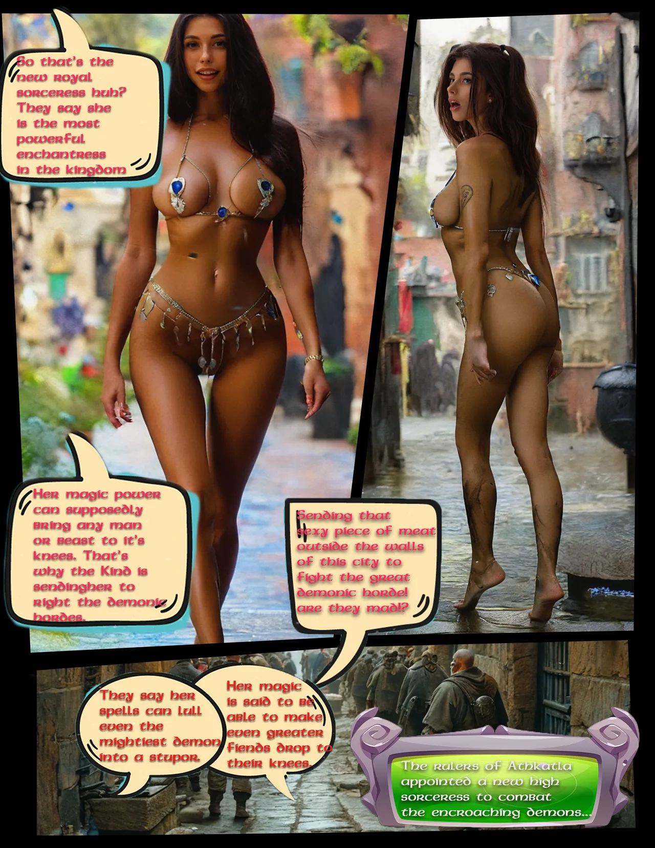 Dungeons and Heroines, Defeated Enchantress page 3 full