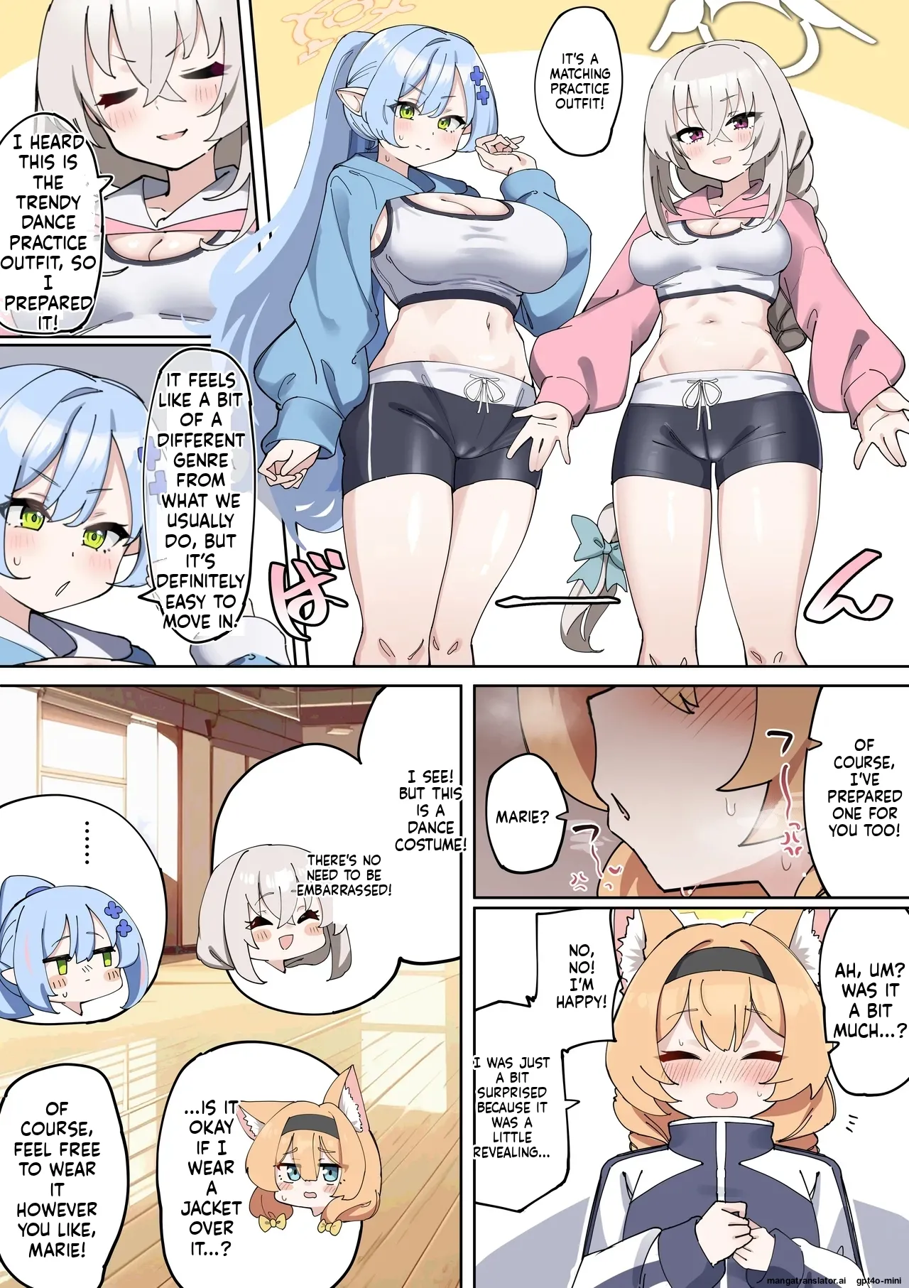 Futanari Mari-chan ga Osaru-san ni Naranai You ni Ganbaru Manga page 11 full