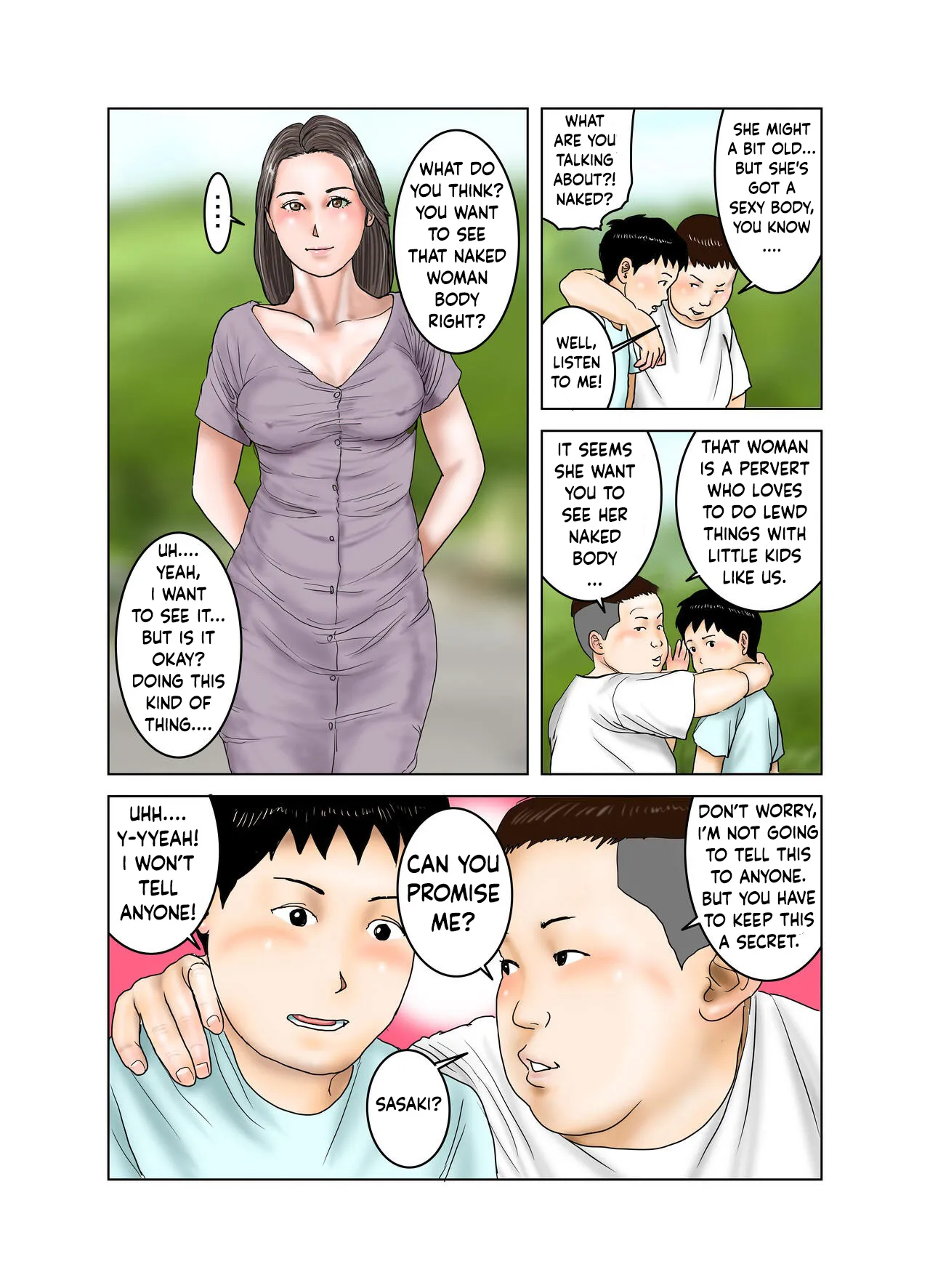 Tomodachi ga Tsuretekita Oba-san 1 page 7 full