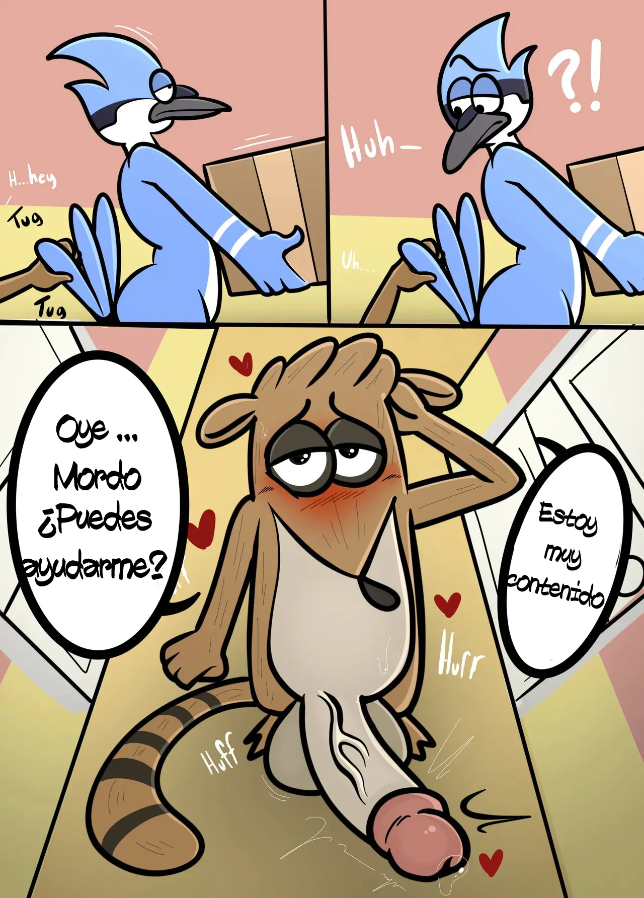 Mordecai X Rigby page 1 full