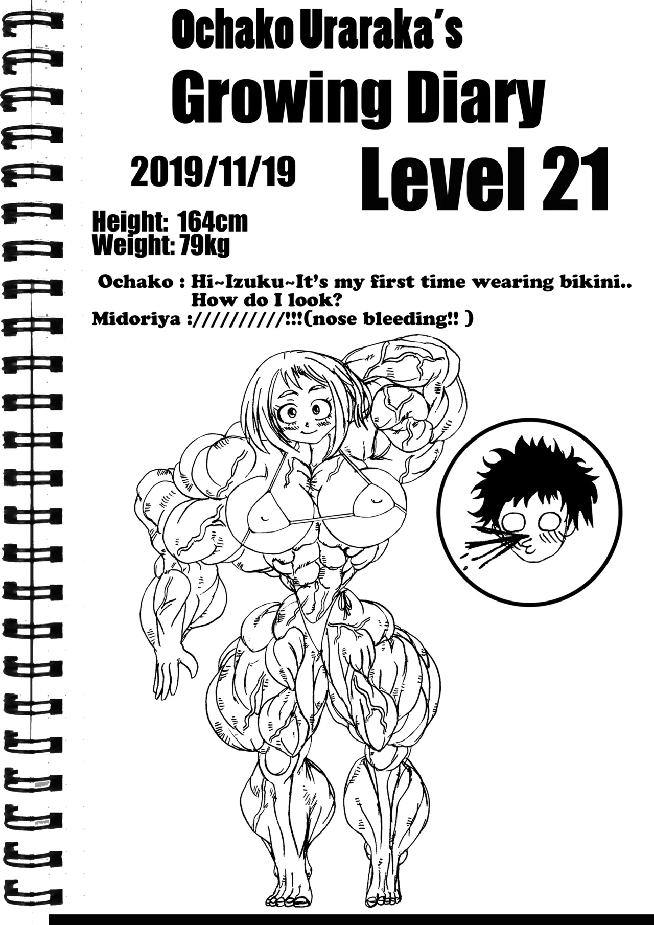 Ochako Uraraka's growing diaries page 11 full