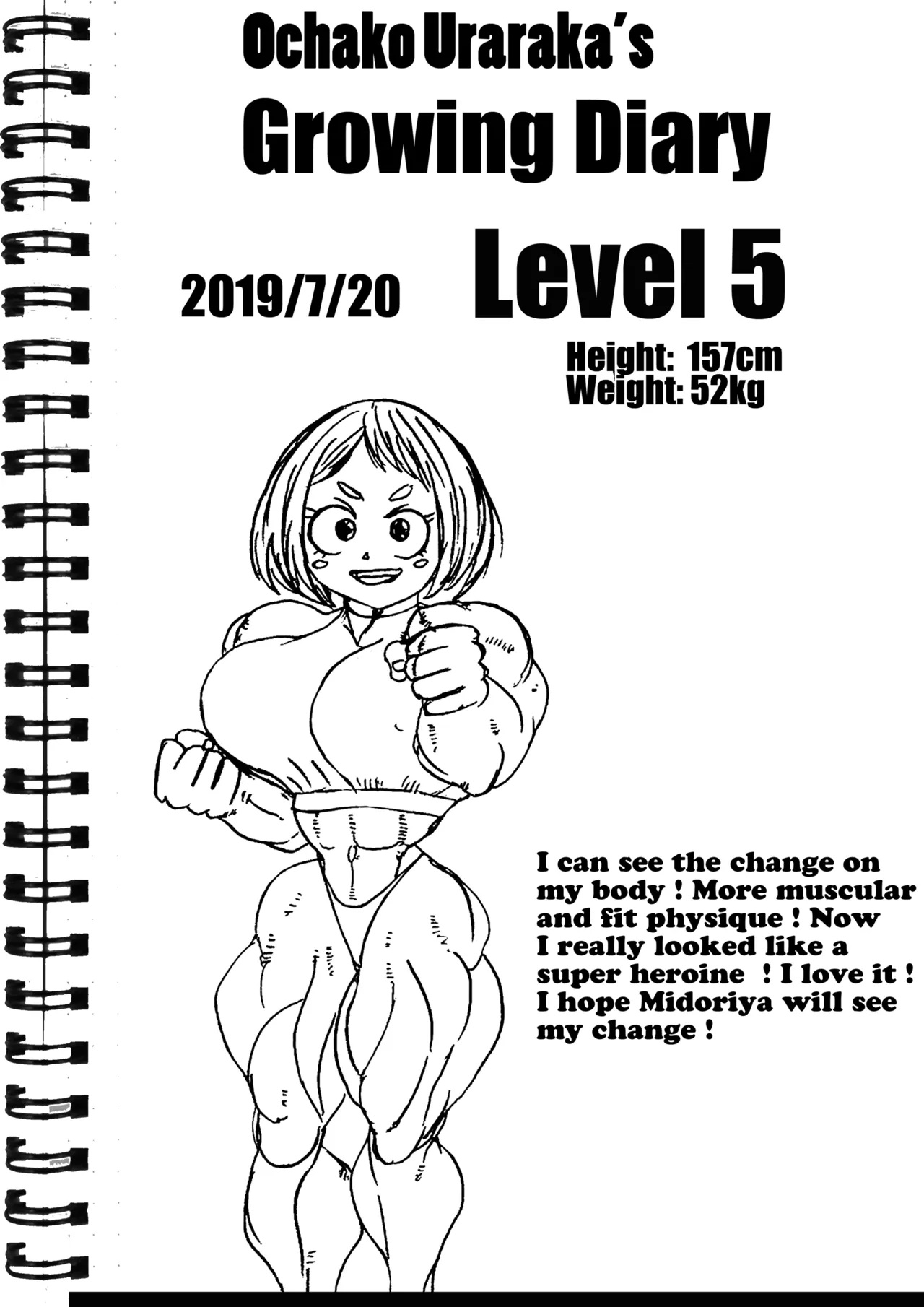 Ochako Uraraka's growing diaries page 3 full