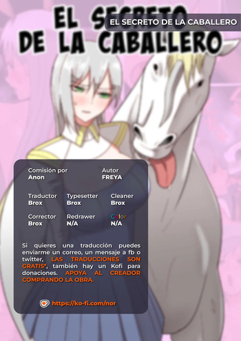 [Flare] Onna Kishi no Himitsu | El secreto de la caballero [Spanish] [NoReasonTranslations] cover