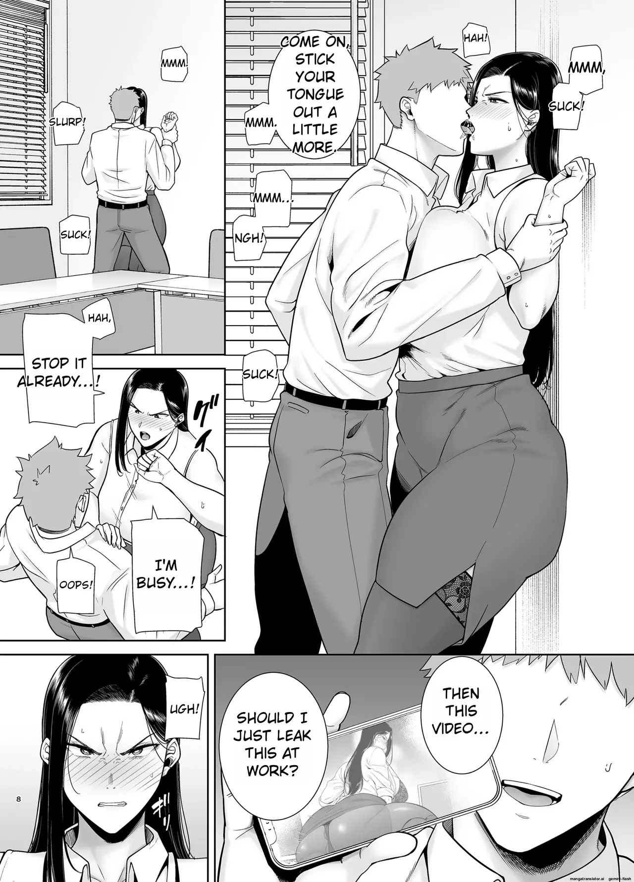 My Power-Tripping Boss and Her Overworked Underling 2 page 8 full