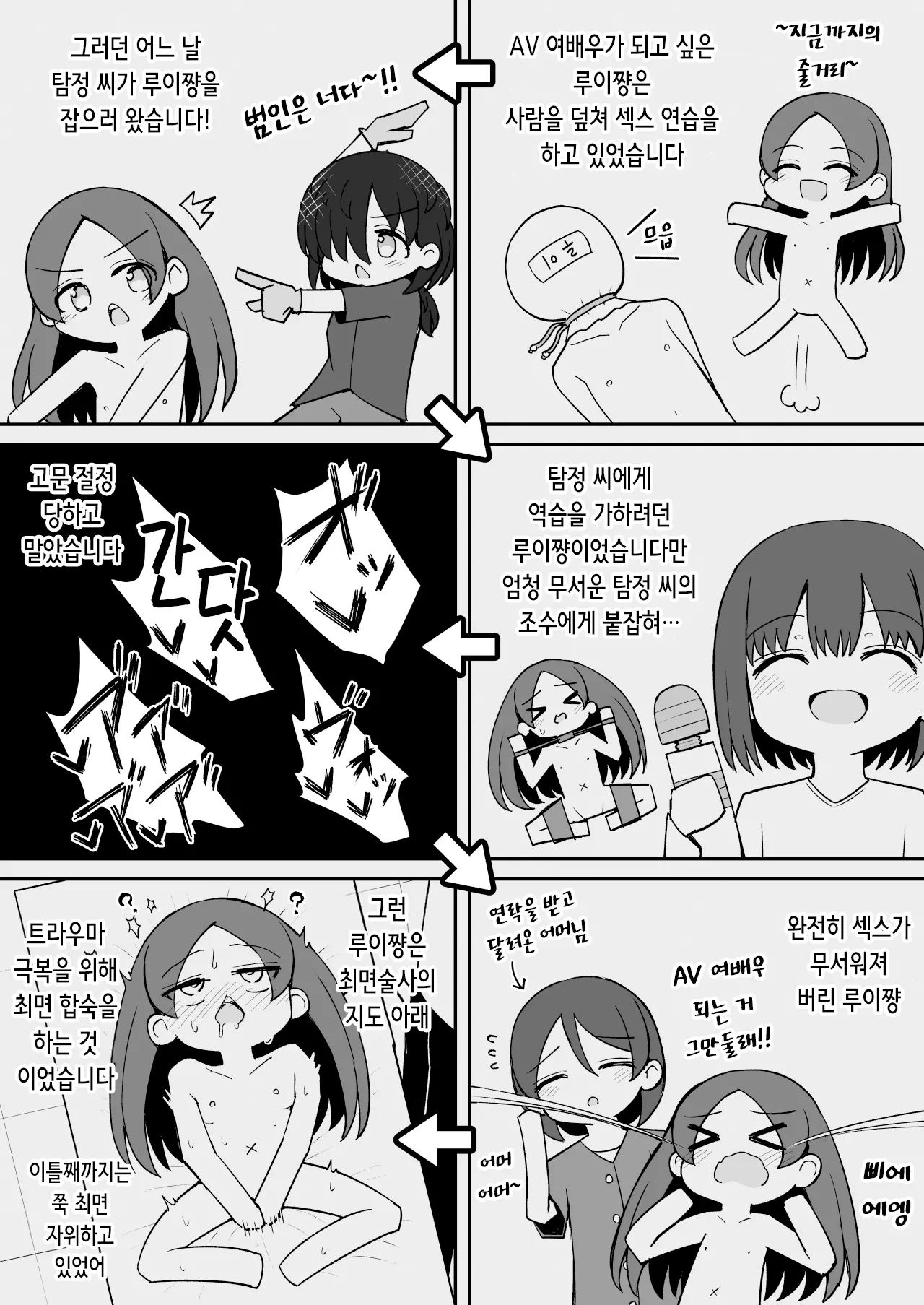 Zecchou Hypnotherapy/Hard o Saimin Hen ~Rui-chan wa AV Joyuu ni Naritai!: Kouhen ~ | 절정 최면 요법 하드 최면 편 ~루이쨩은 AV 여배우가 되고 싶어! 후편~ page 3 full