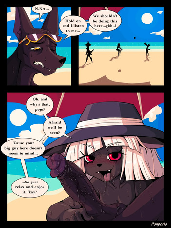 [PONPORIO] Net and her Dad at the Beach cover