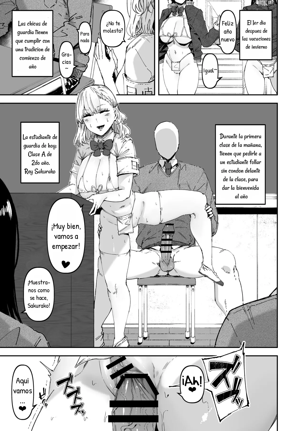 Nicchoku wa Micro Bikini de 2 ~Sukebe na Kakko de Seishori Katsudou~｜El Deber de Clase en Microbikinis 2 ~Actividades Sexuales con una Mirada Lasciva~ page 4 full