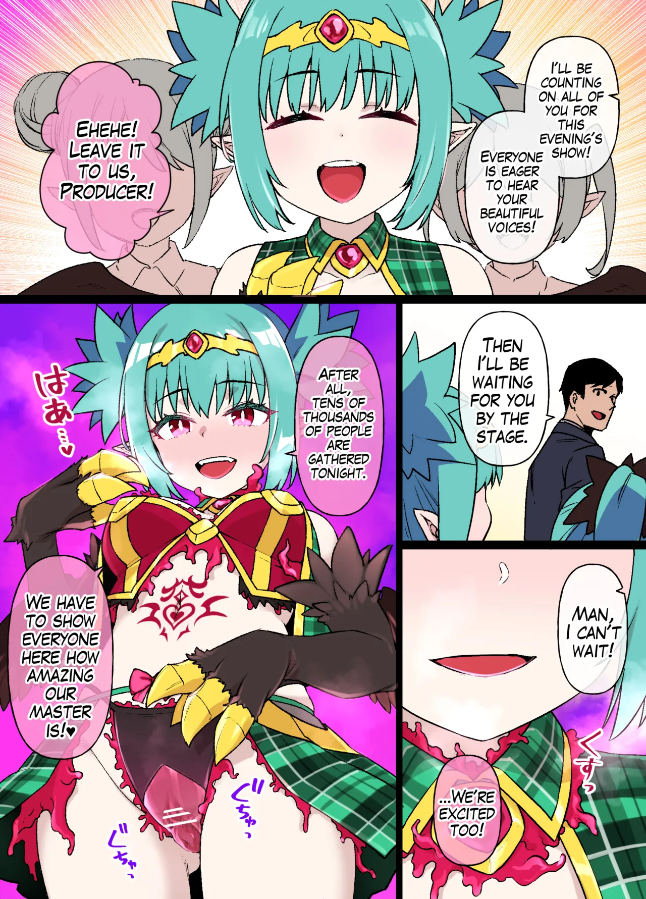 Harpy Musume no Sennou Shokushu Kan Live | Harpy Idol's Tentacle Brainwashing Show page 3 full