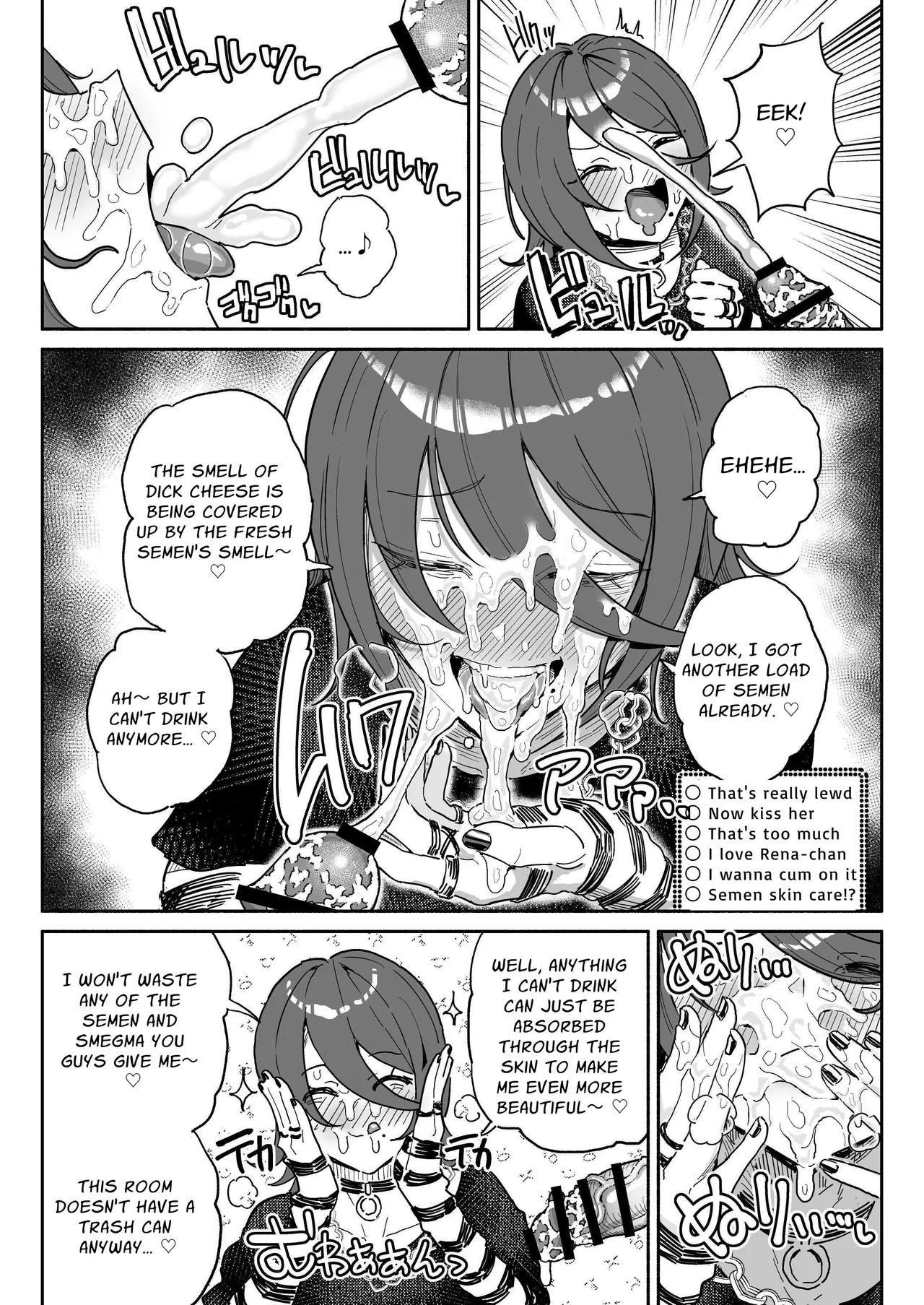 Chin Kagi Kei Haishinsha Isshuukan Chinkasu Zamen Seikatsu | Dick Sniffin' Tuber's 1 Week Smegma Ridden Cumlife page 8 full