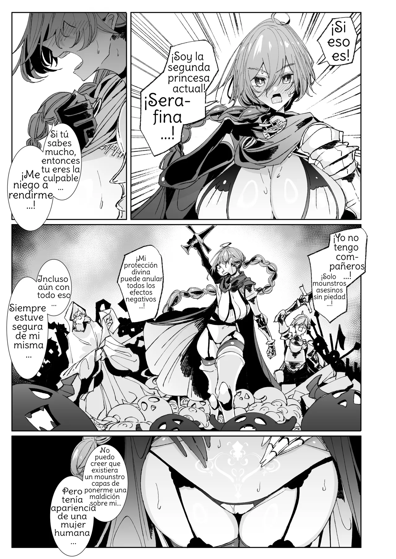 The Marked Oblivious Princess Knight and the Succubus Sister's All-You-Can-Eat Lesbian Oil Massage page 6 full