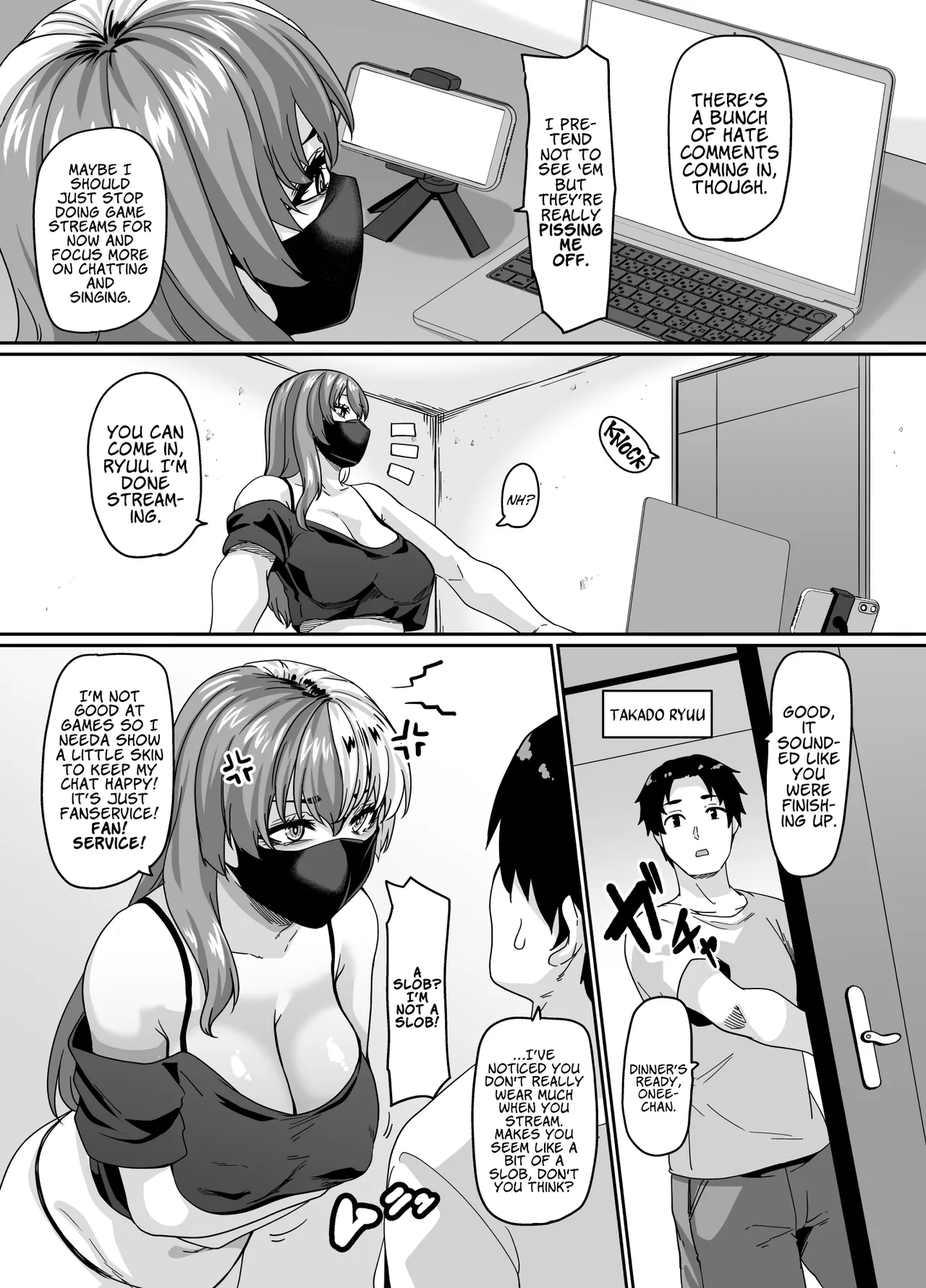 My Slob Of An Older Sister's Accidental Adult Stream Caused So Much Hype, She Pivoted To Doing Brother X Sister Sex Streams! page 4 full