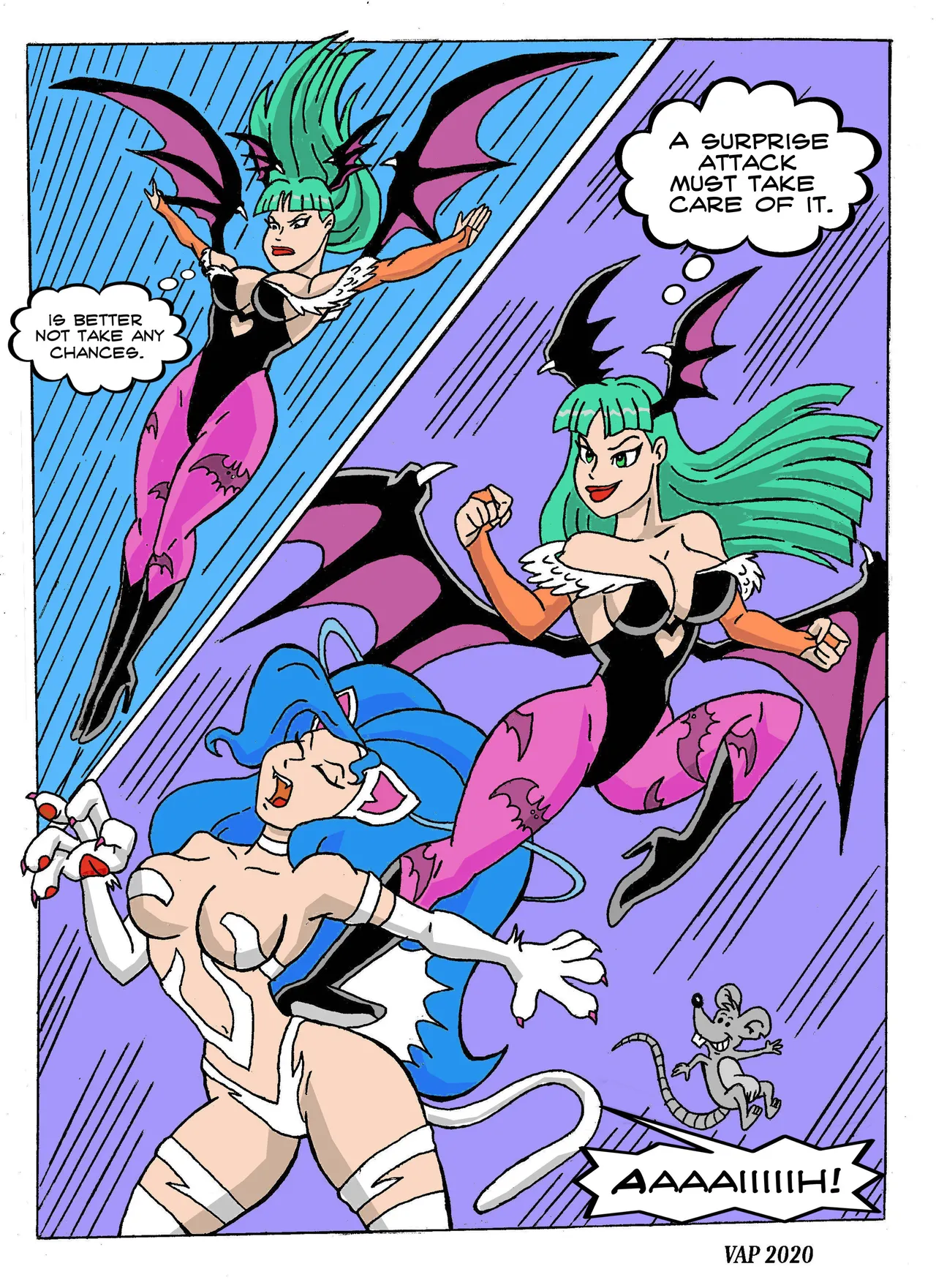 Morrigan Vs Felicia page 3 full