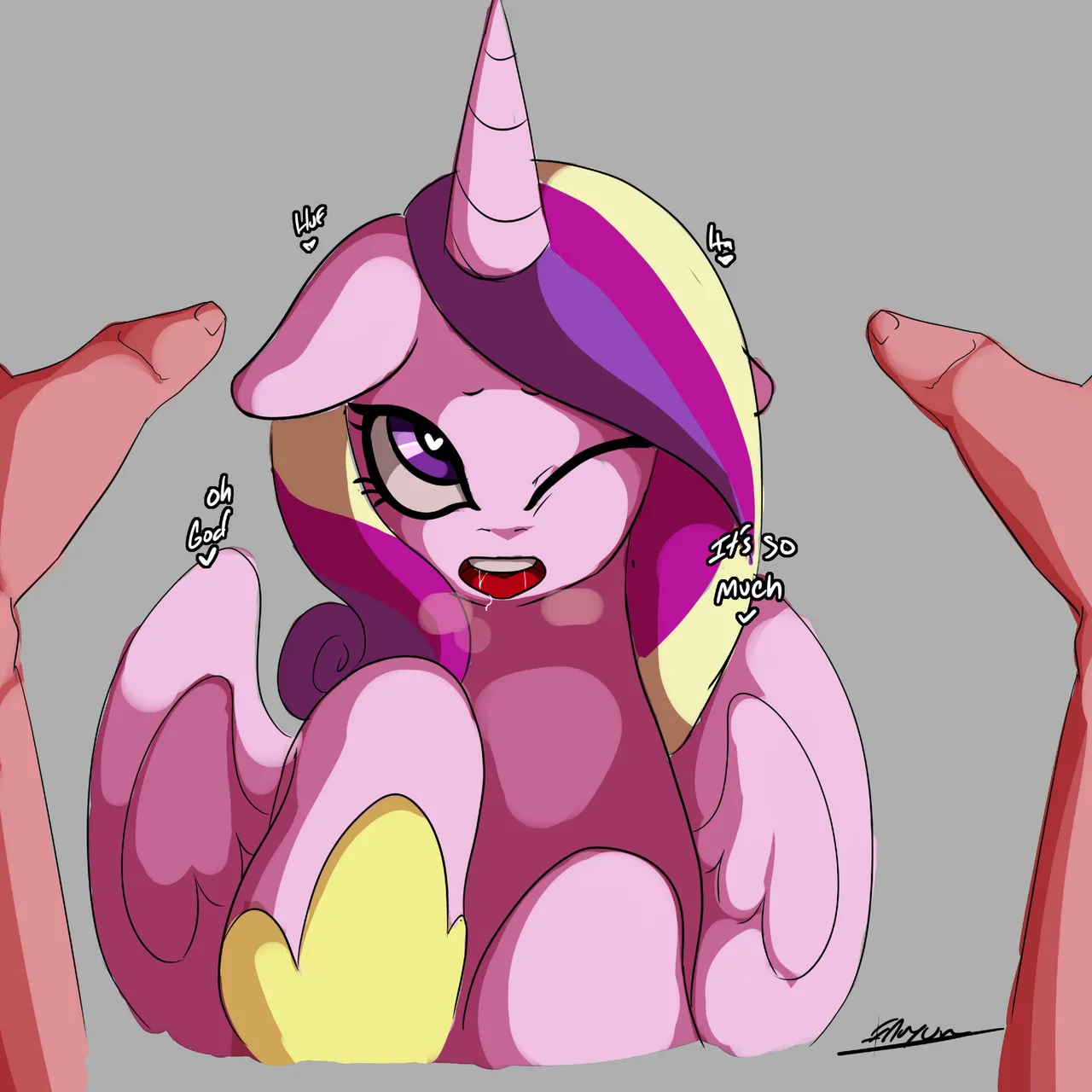 Queen Chrysalis and her vict-er, human page 1 full