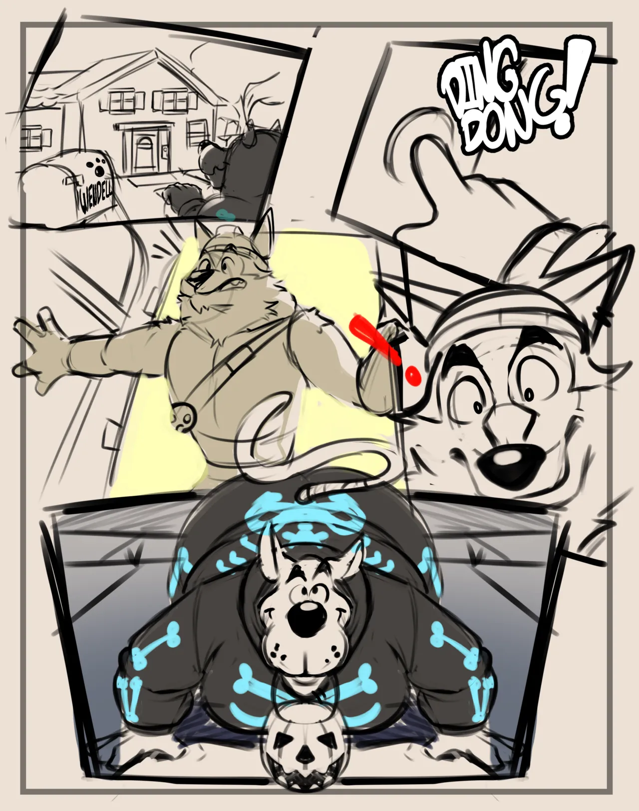 Scooby Doo & Wendell in: Battle Boo-yale! page 6 full