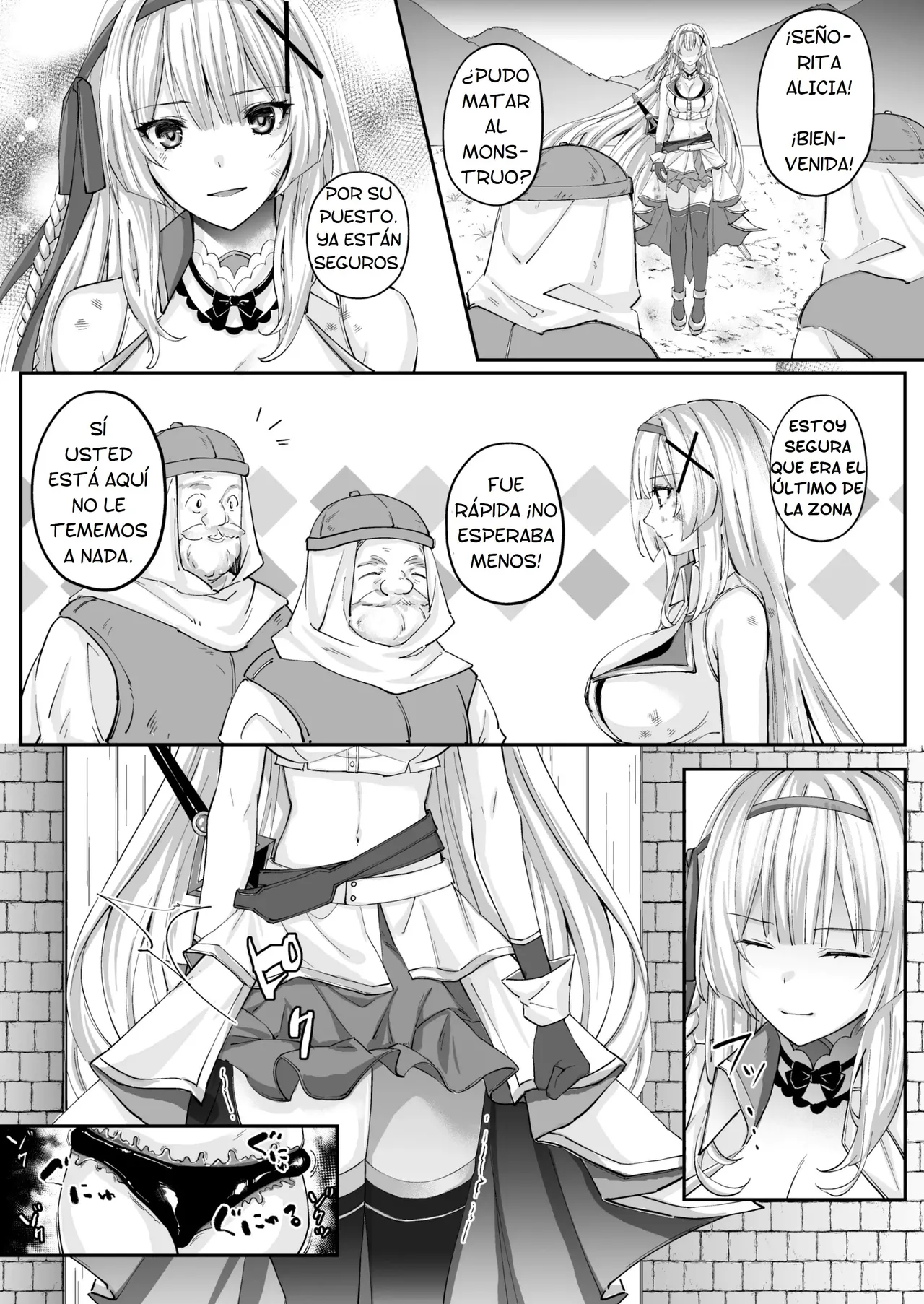 Parasite Rubber -Kuro Rubber Shokushufuku Ni Kisei Sareta Himekishi Monogatari- page 8 full