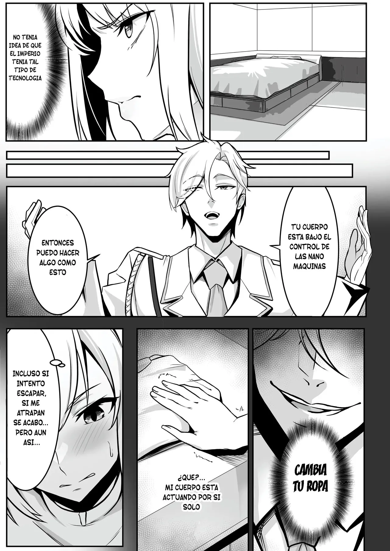 TS Choukyou Shisetsu ~Tekikoku ni Toraware Nyotaika Nanomachine de Kairaku Choukyou Saremashita~ | Centro de Entrenamiento TS - Cautivo en el País Enemigo page 5 full
