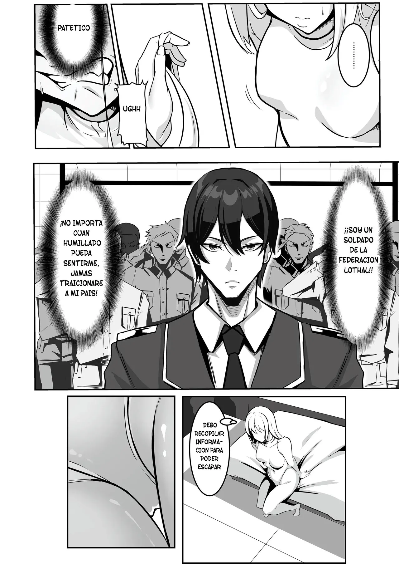 TS Choukyou Shisetsu ~Tekikoku ni Toraware Nyotaika Nanomachine de Kairaku Choukyou Saremashita~ | Centro de Entrenamiento TS - Cautivo en el País Enemigo page 6 full