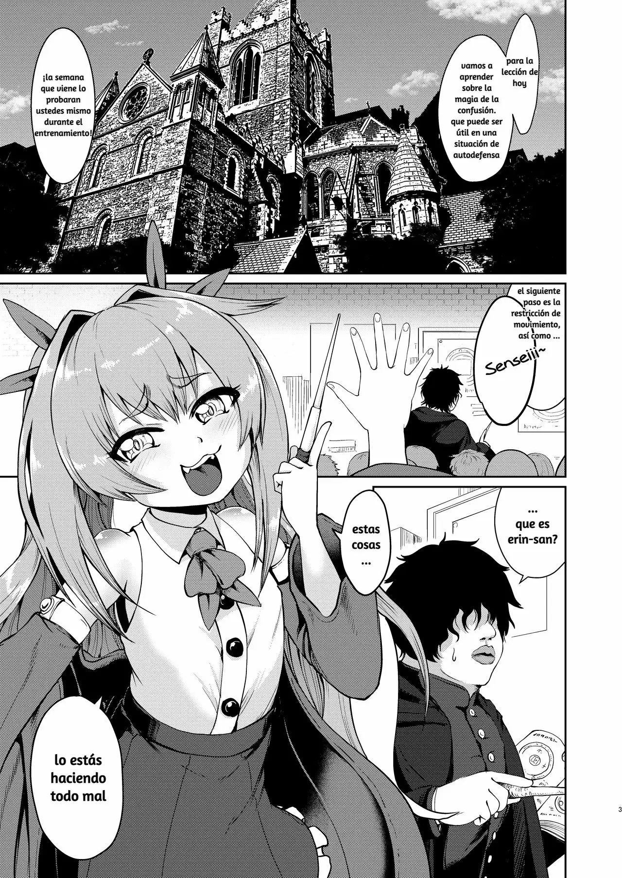 Mesugaki Elf Mahou Choukyou｜Disciplinando a una Elfa Insolente con Magia page 3 full