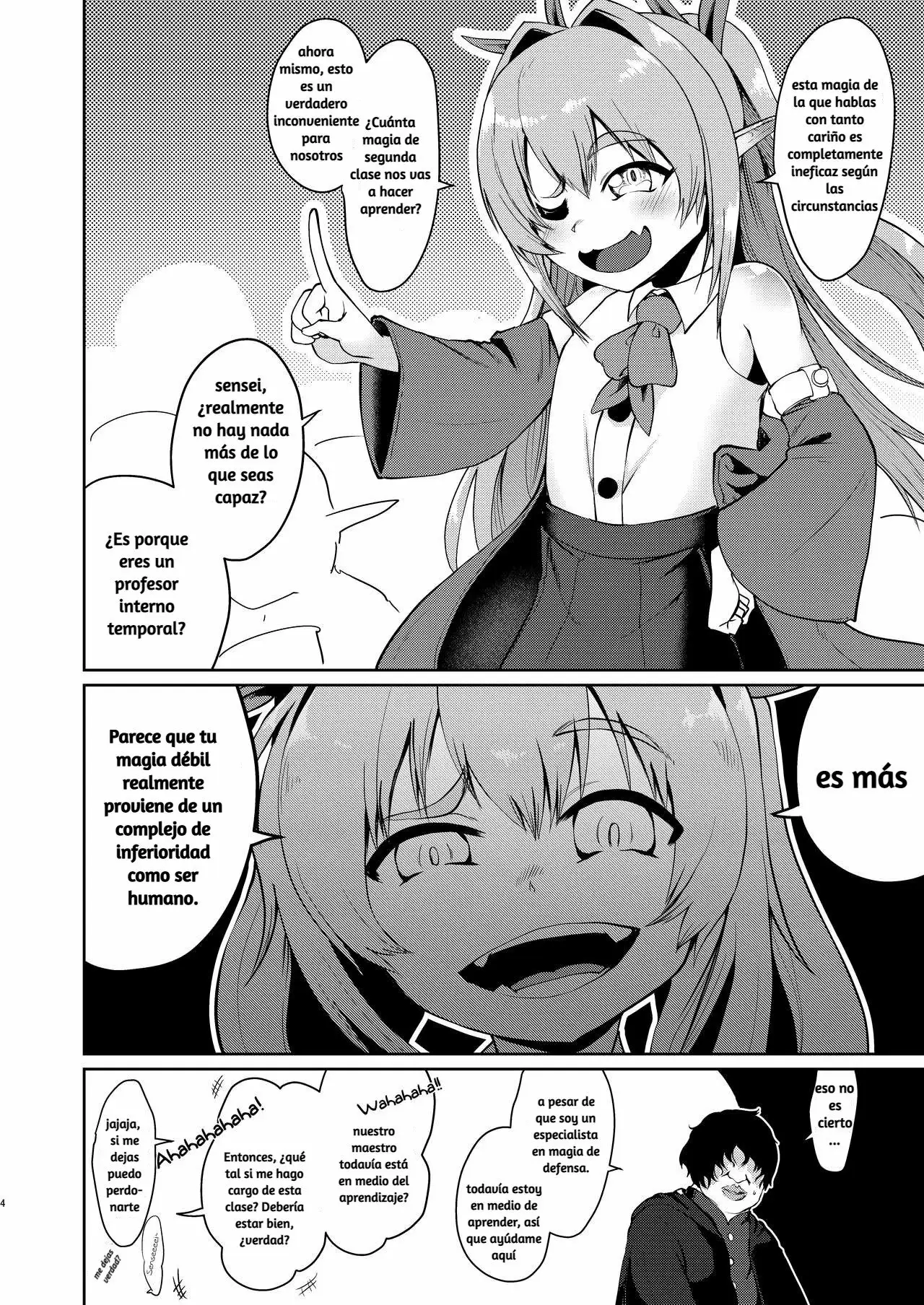 Mesugaki Elf Mahou Choukyou｜Disciplinando a una Elfa Insolente con Magia page 4 full